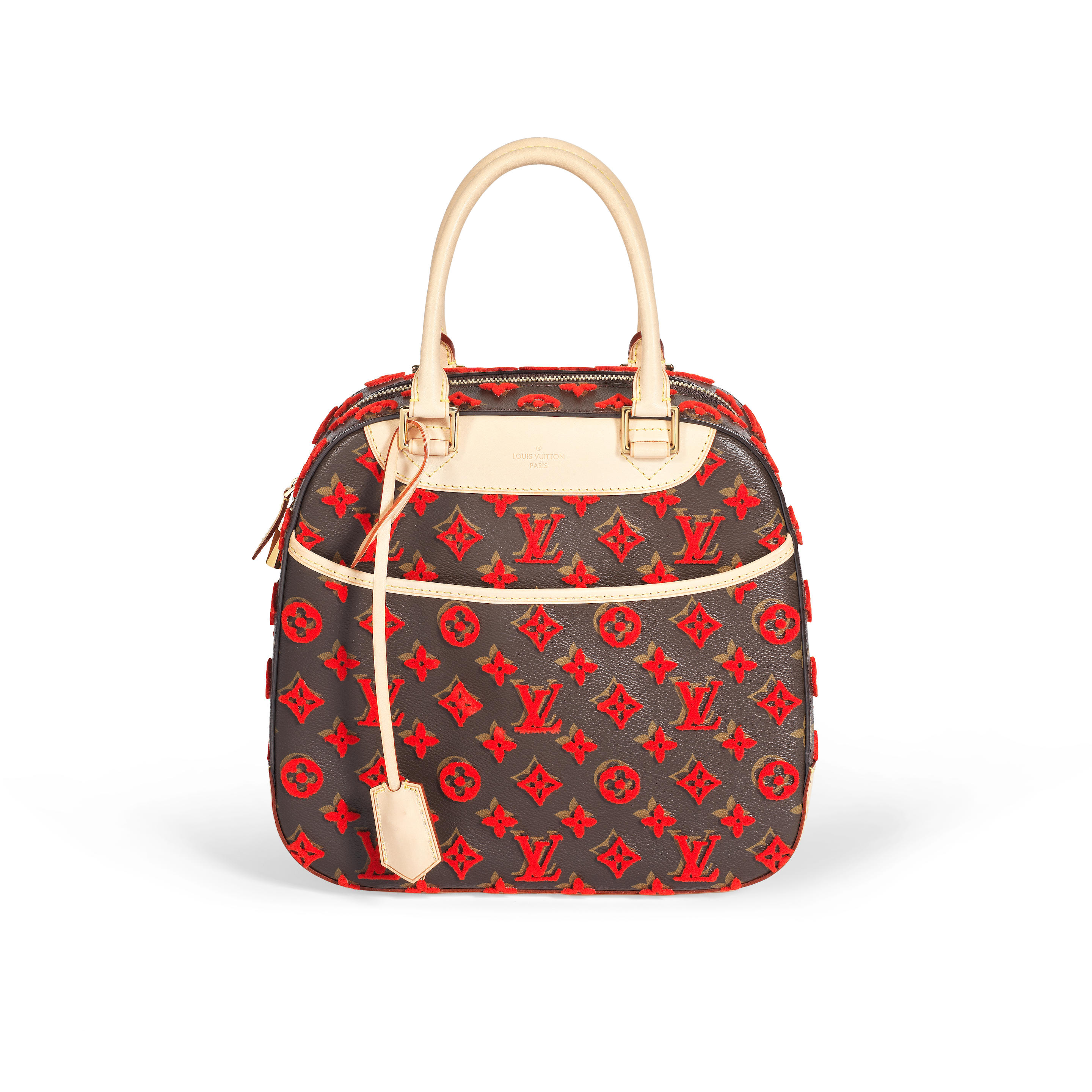 Louis Vuitton Tuffetage Deauville Cube Bag - Grey Handle Bags