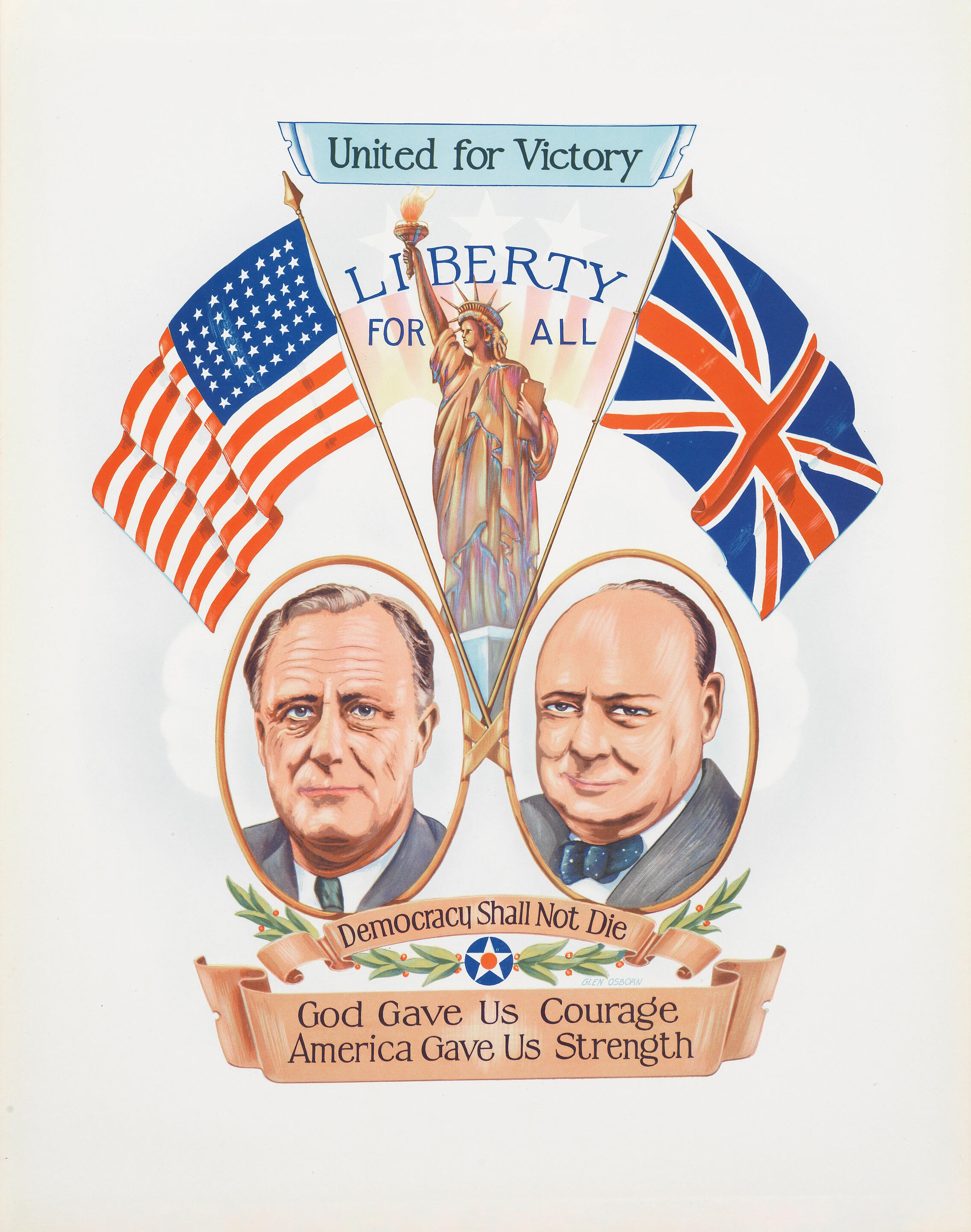 Bonhams CHURCHILL (WINSTON) AND FRANKLIN ROOSEVELT 'United for