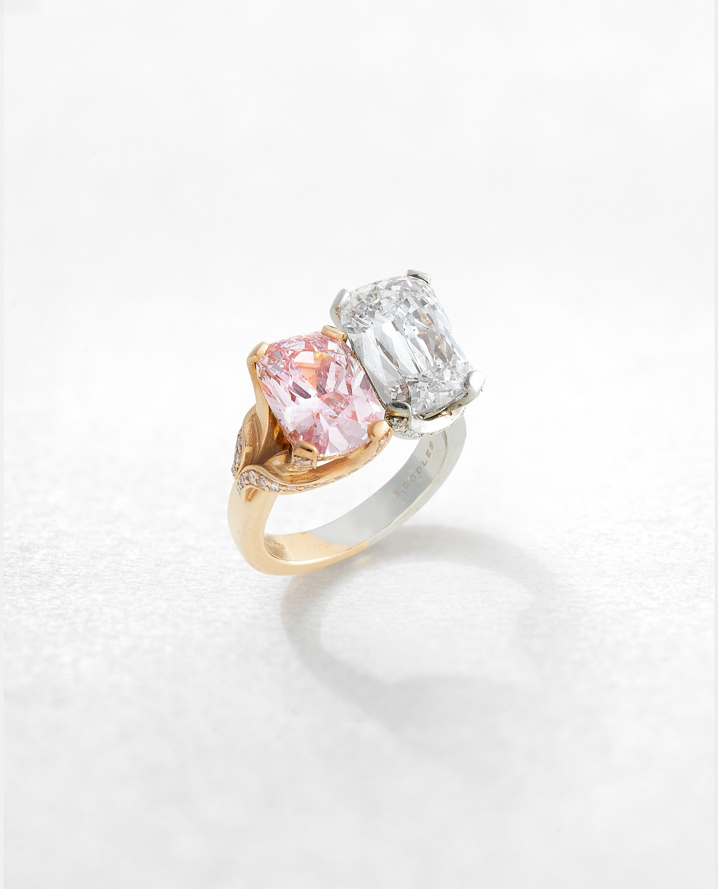 Kalinga Ashok Tiffany Enchant Ring Bonhams BOODLES: TWO-STONE