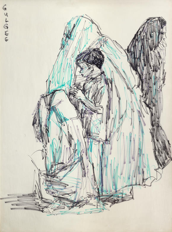 Bonhams Ismail Gulgee Pakistani 1926 2007 Untitled Four Figures