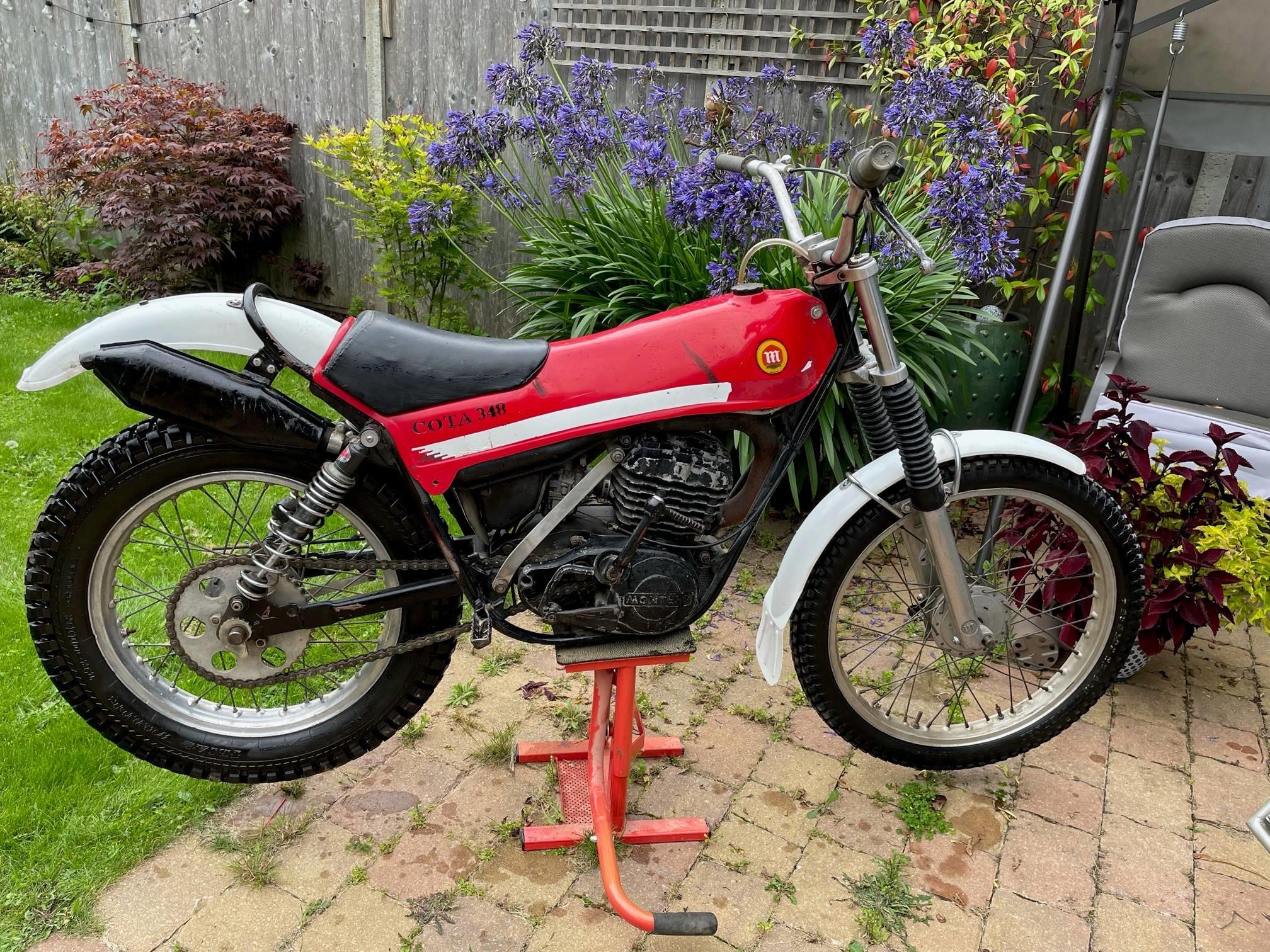 Property of a deceased's estate, c.1975 Montesa 306cc Cota 348 Trials