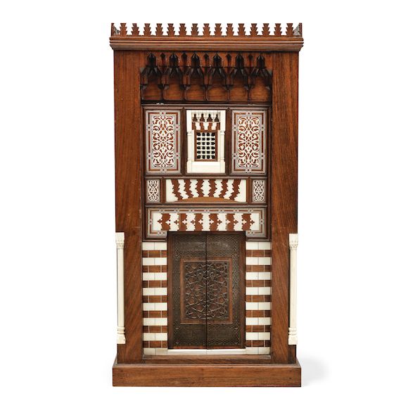 Bonhams An Egyptian architectural ivoryinlaid by El Fakit