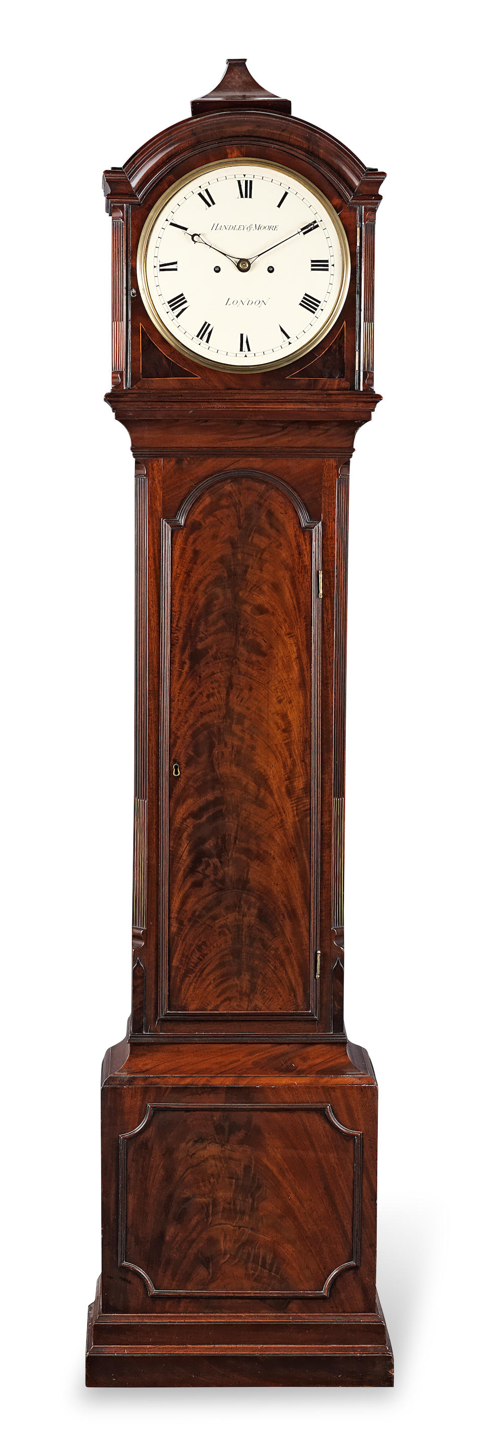 Bonhams An Early 19th Century Mahogany And Boxwood Strung Longcase Clock The Dial Signed