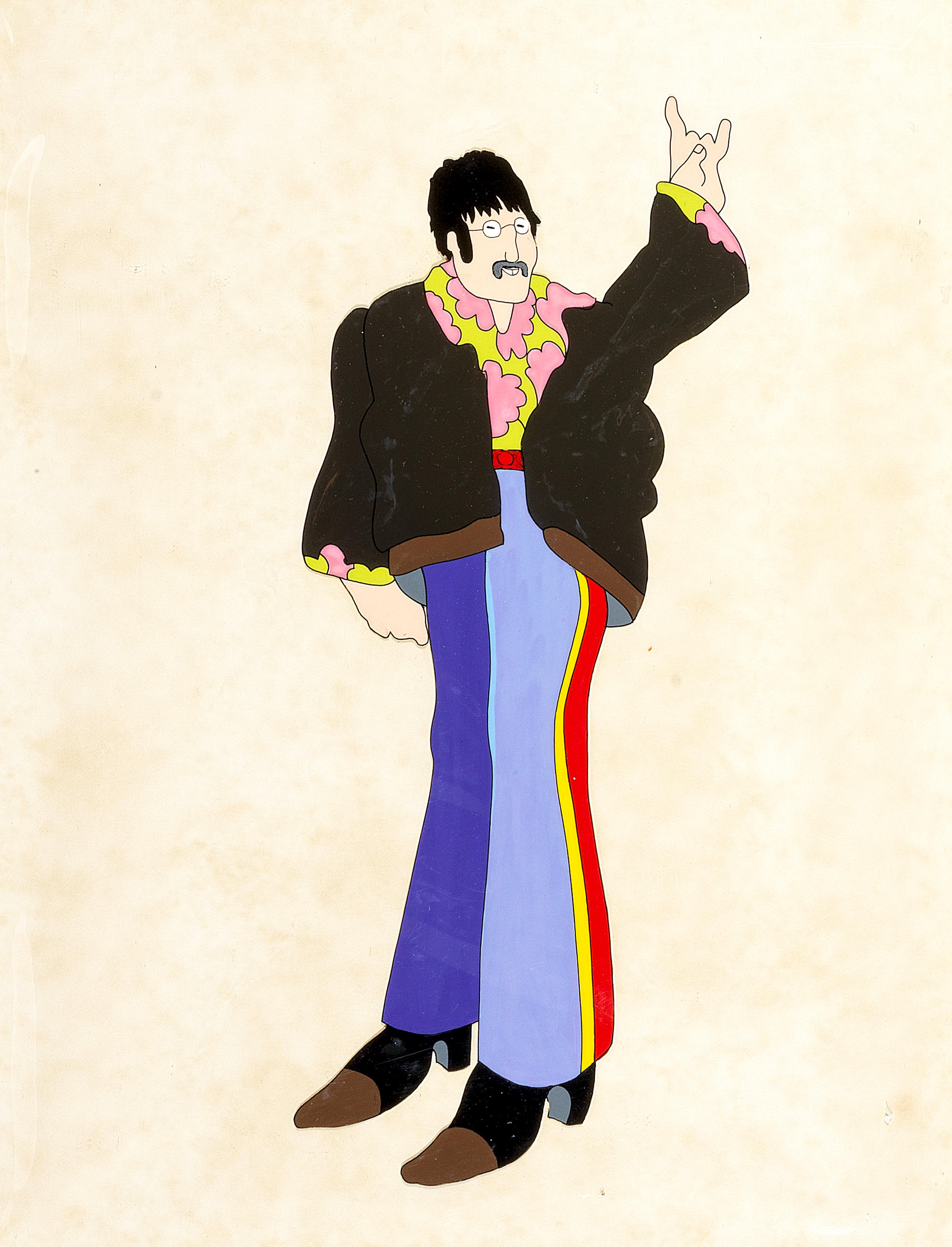 Bonhams : The Beatles An original animation cel of John Lennon from ...