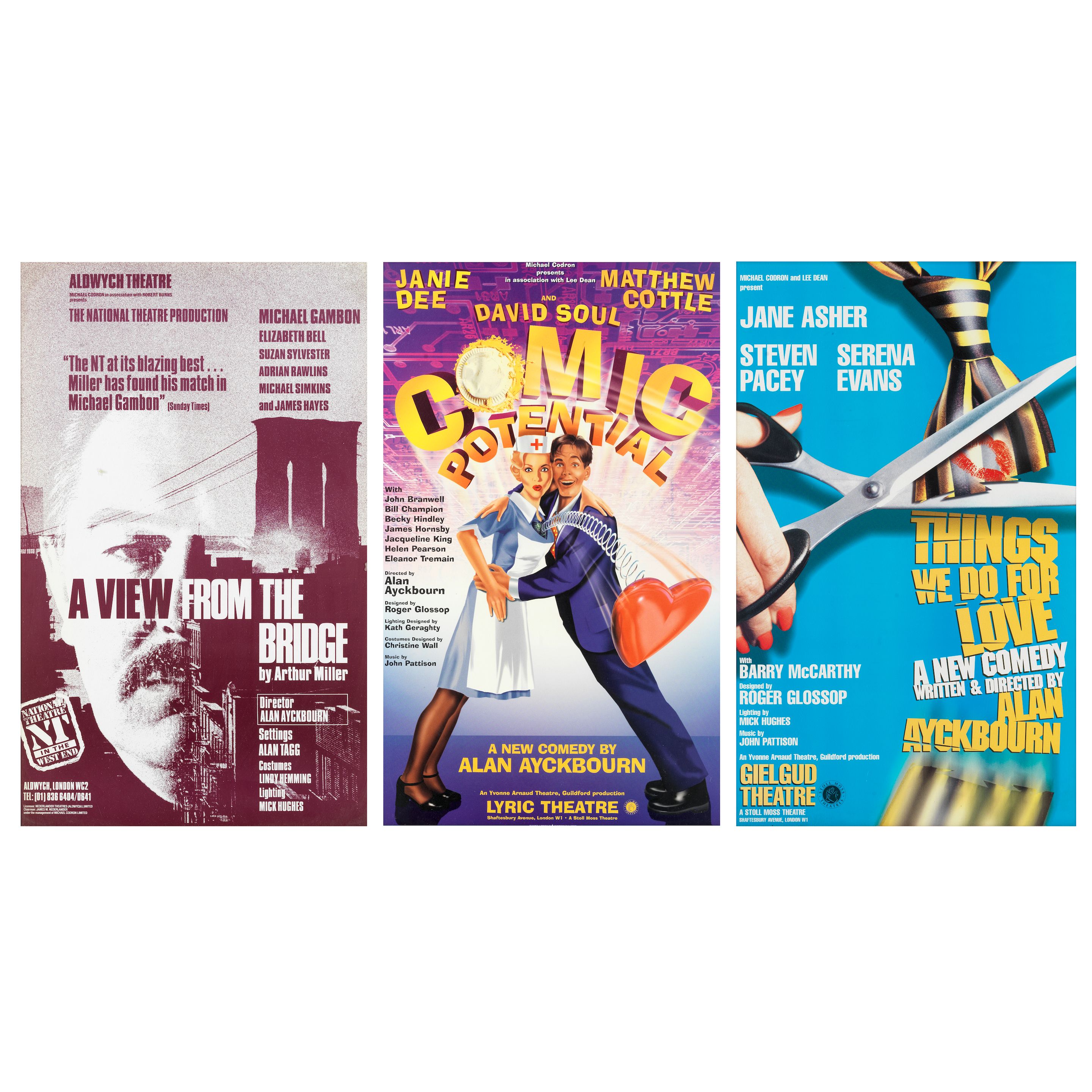 Bonhams : Sir Alan Ayckbourn A Group of Theatre Posters for Plays ...