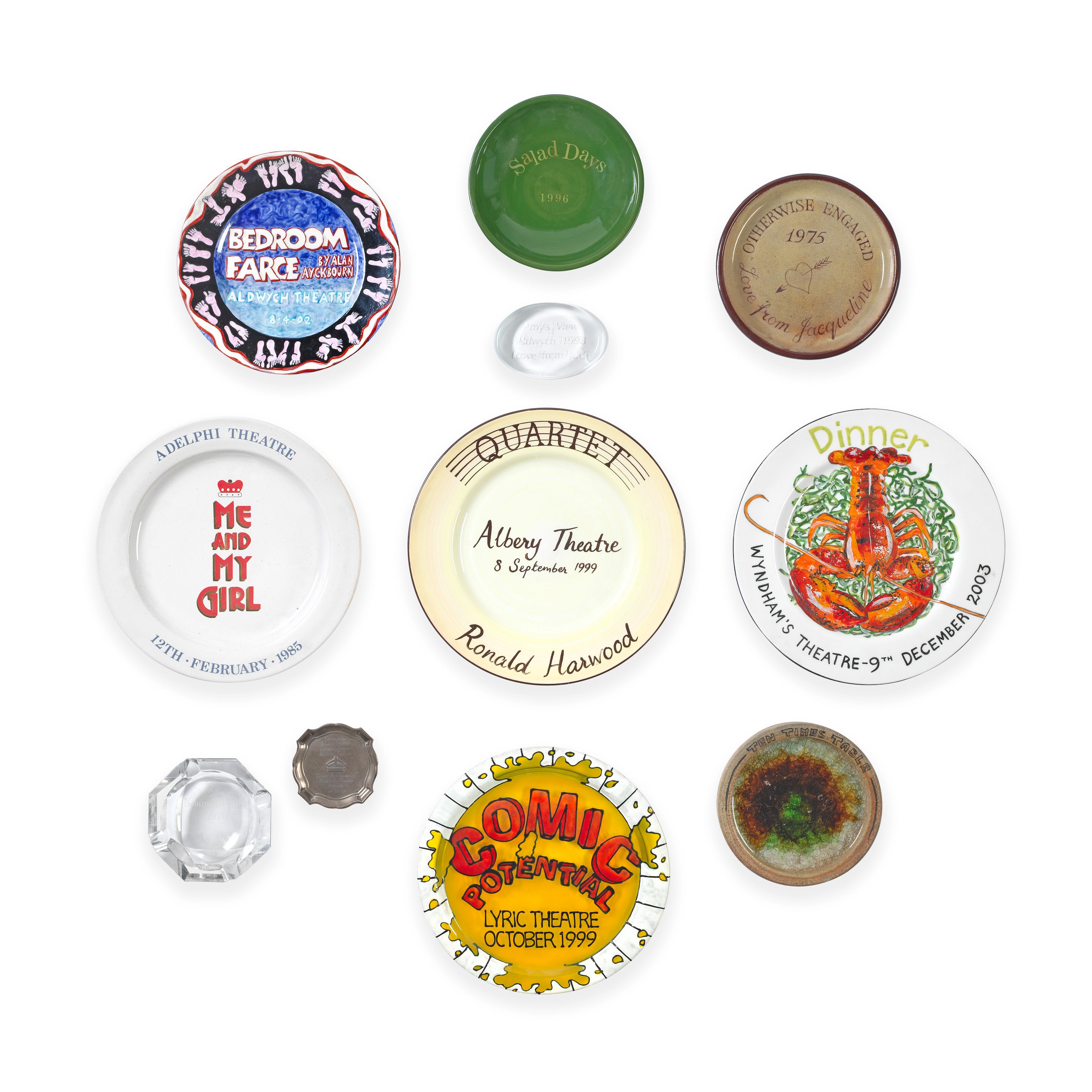 Bonhams : Sir Michael Codron A Group of First Night Gifts, including ...