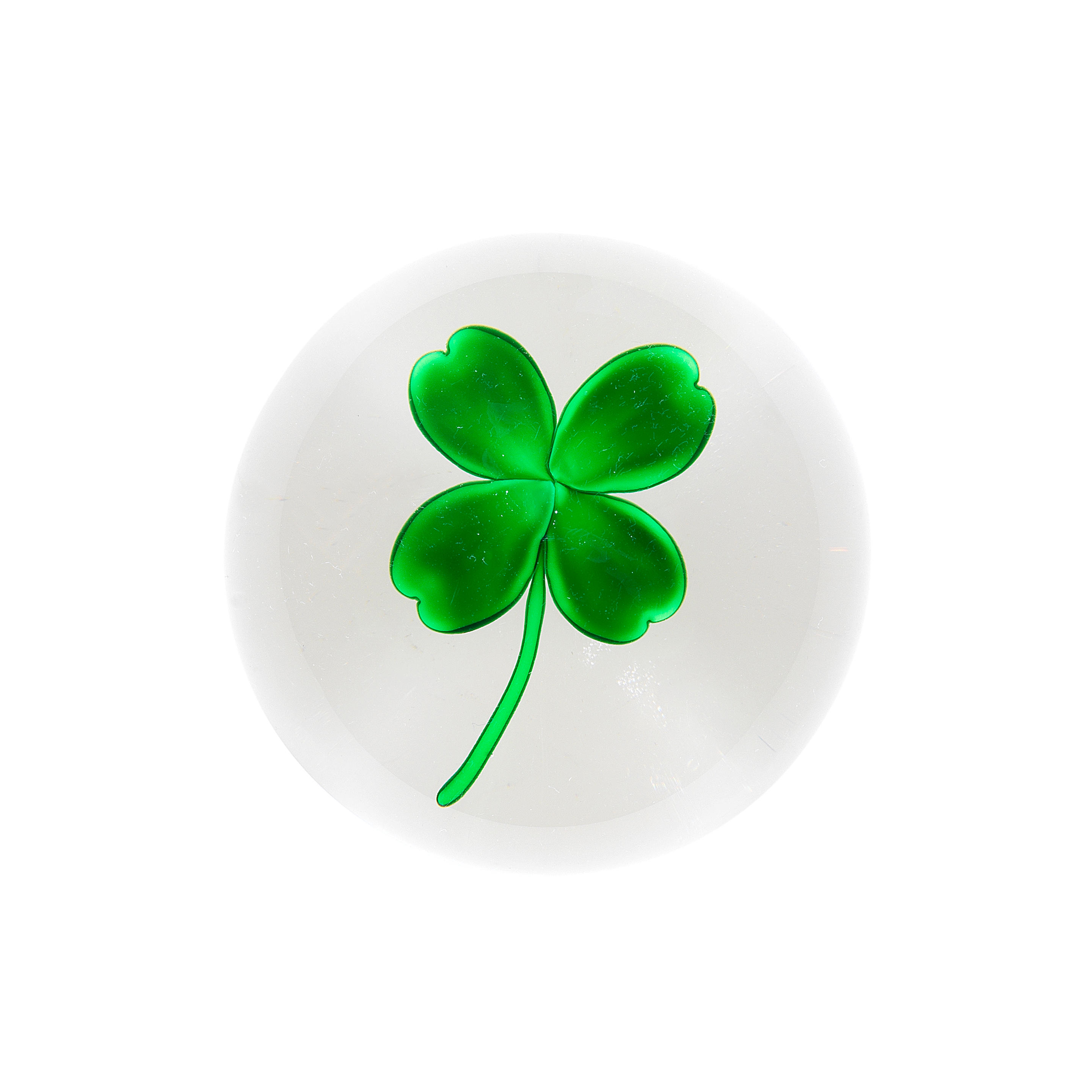 Bonhams : A rare Baccarat shamrock paperweight, circa 1850