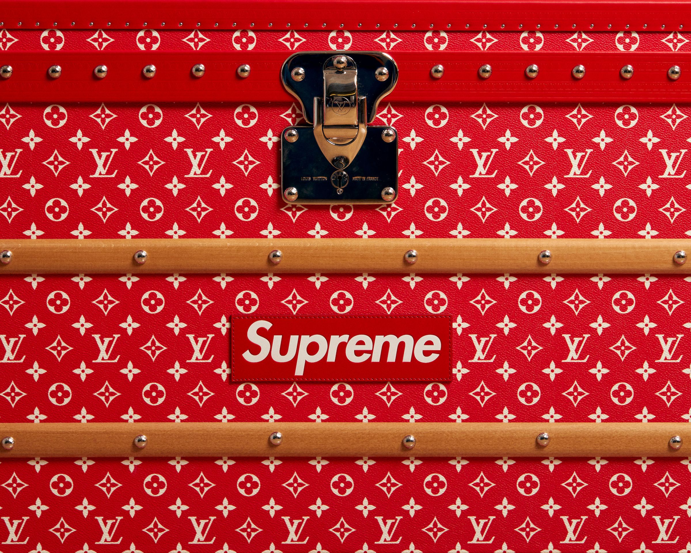 Bonhams Louis Vuitton x Supreme A Limited Edition Red And White