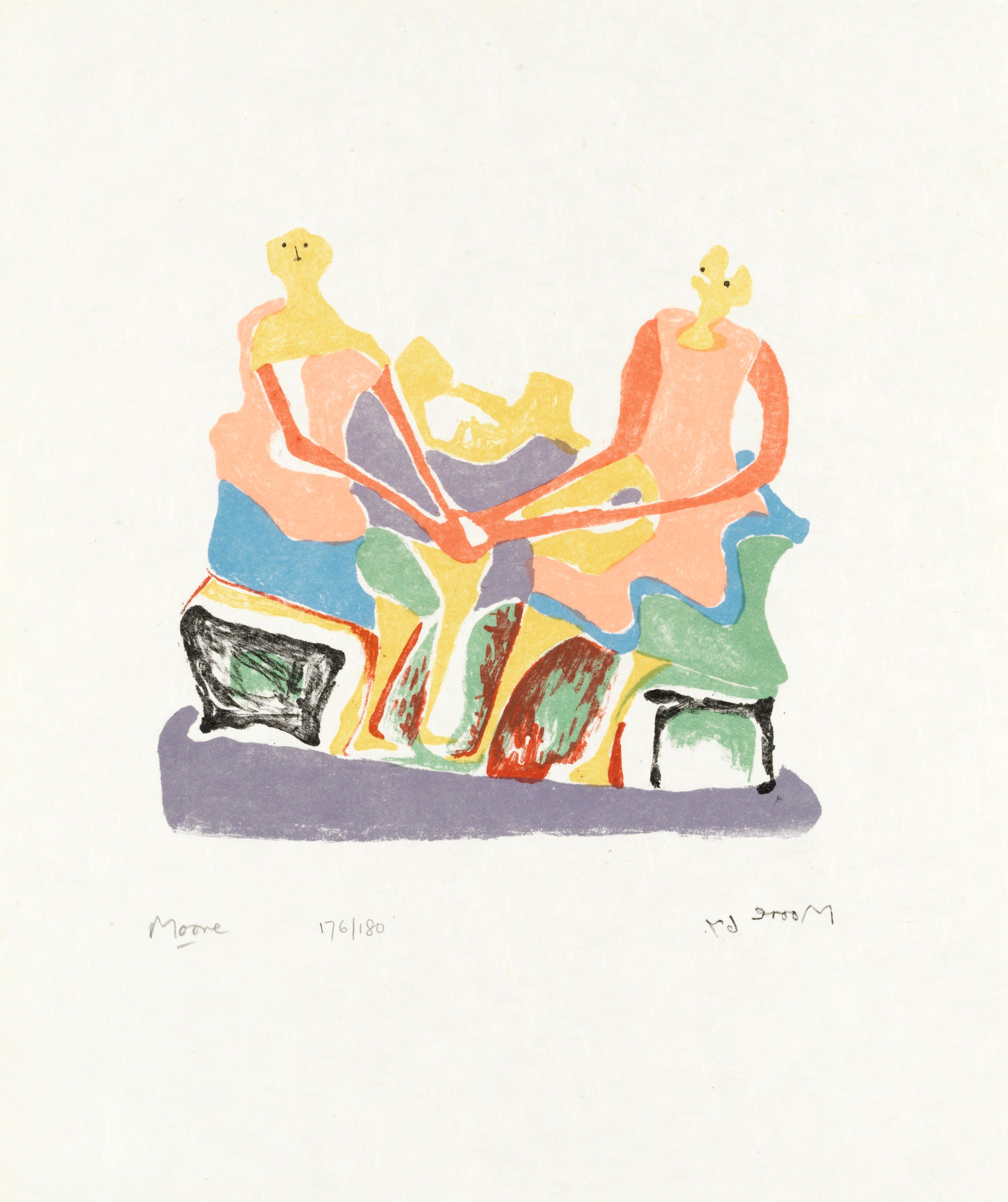 Two Seated Women, from 'Shelter Sketchbook'