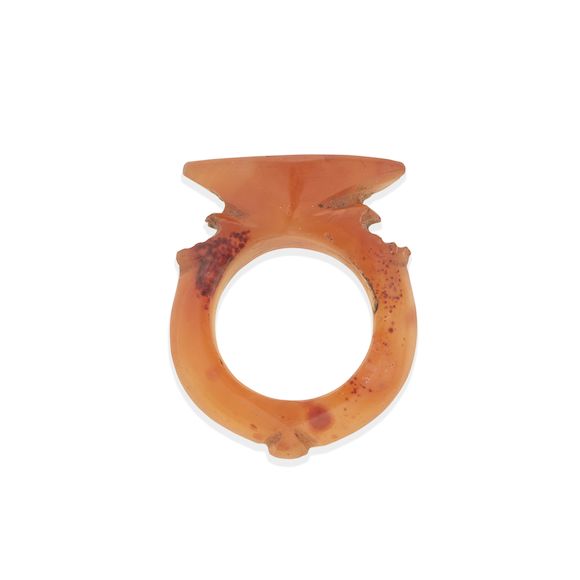Bonhams : A Timurid carnelian ring Persia, 15th Century