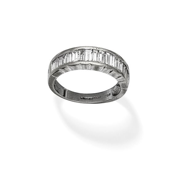 DIAMOND HALF ETERNITY RING Barnebys