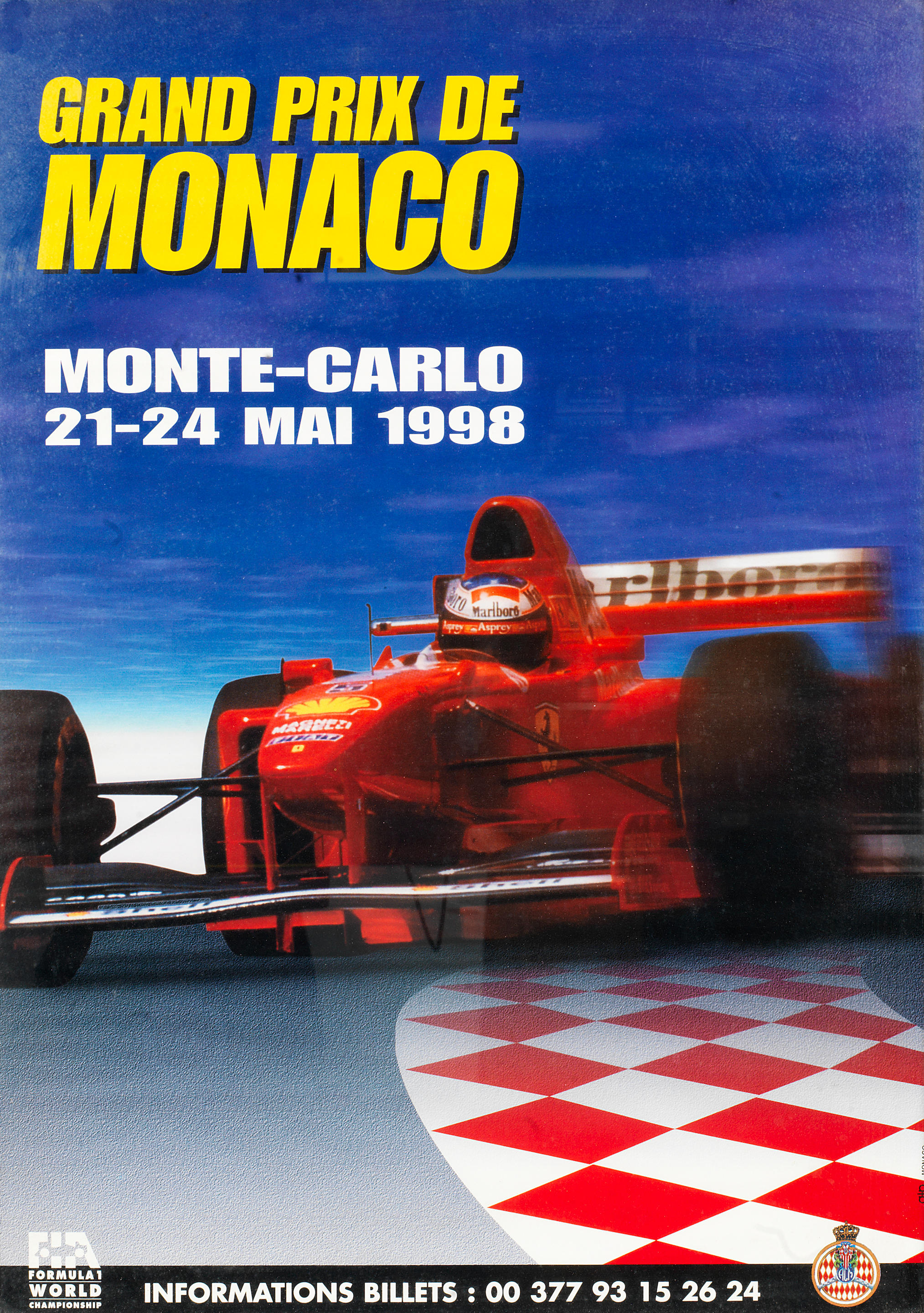 Monaco F1 GP Poster 2006