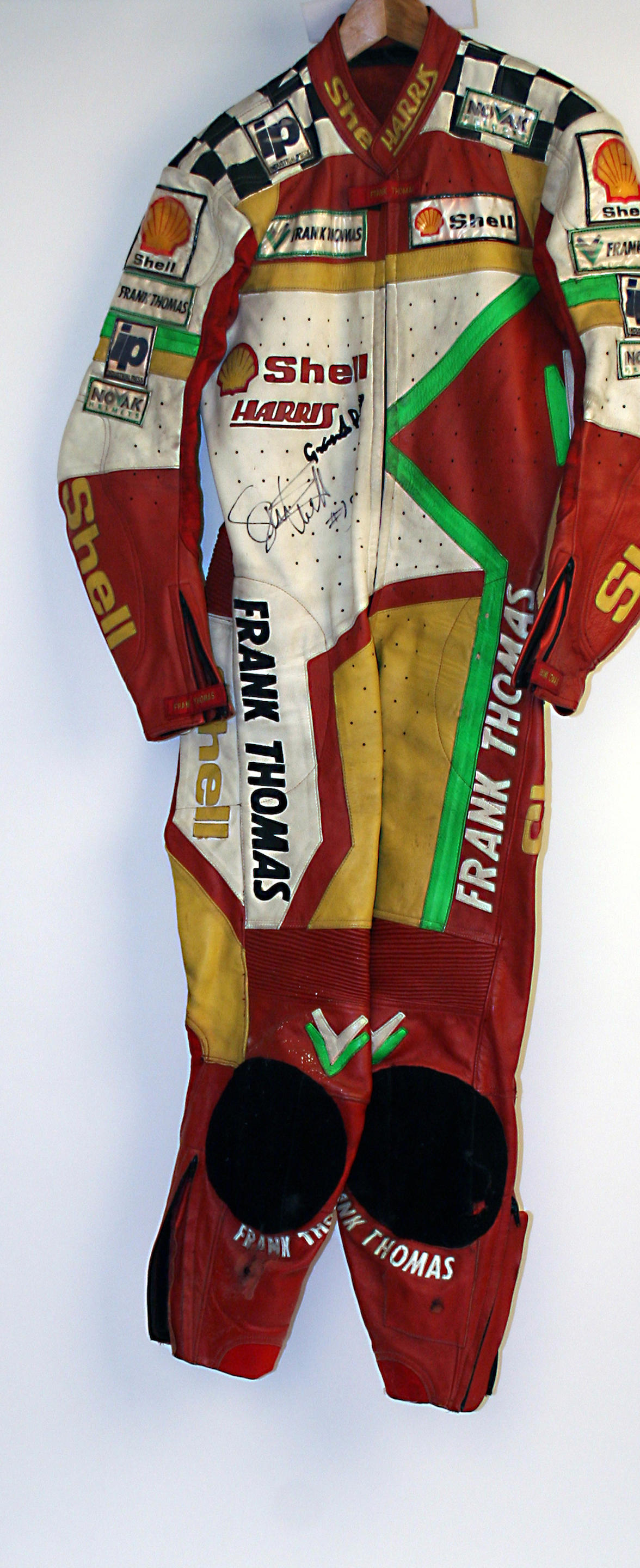 Bonhams Cars : Sean Emmett A signed set of racing leathers by Frank Thomas