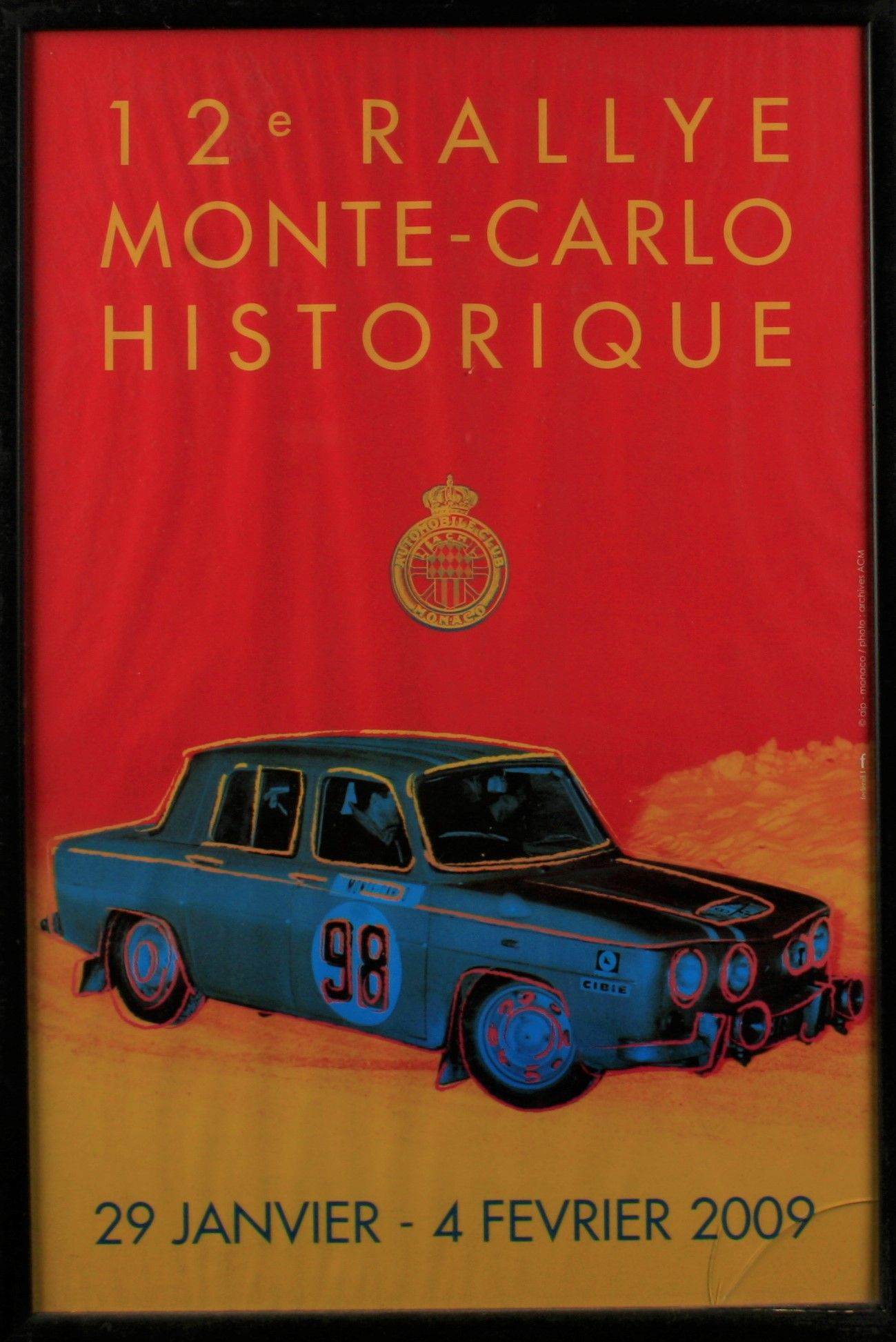 AFFICHES 24 ET 25ème RALLYE MONTE CARLO HISTORIQUE 2022-2023 EUR 12,00