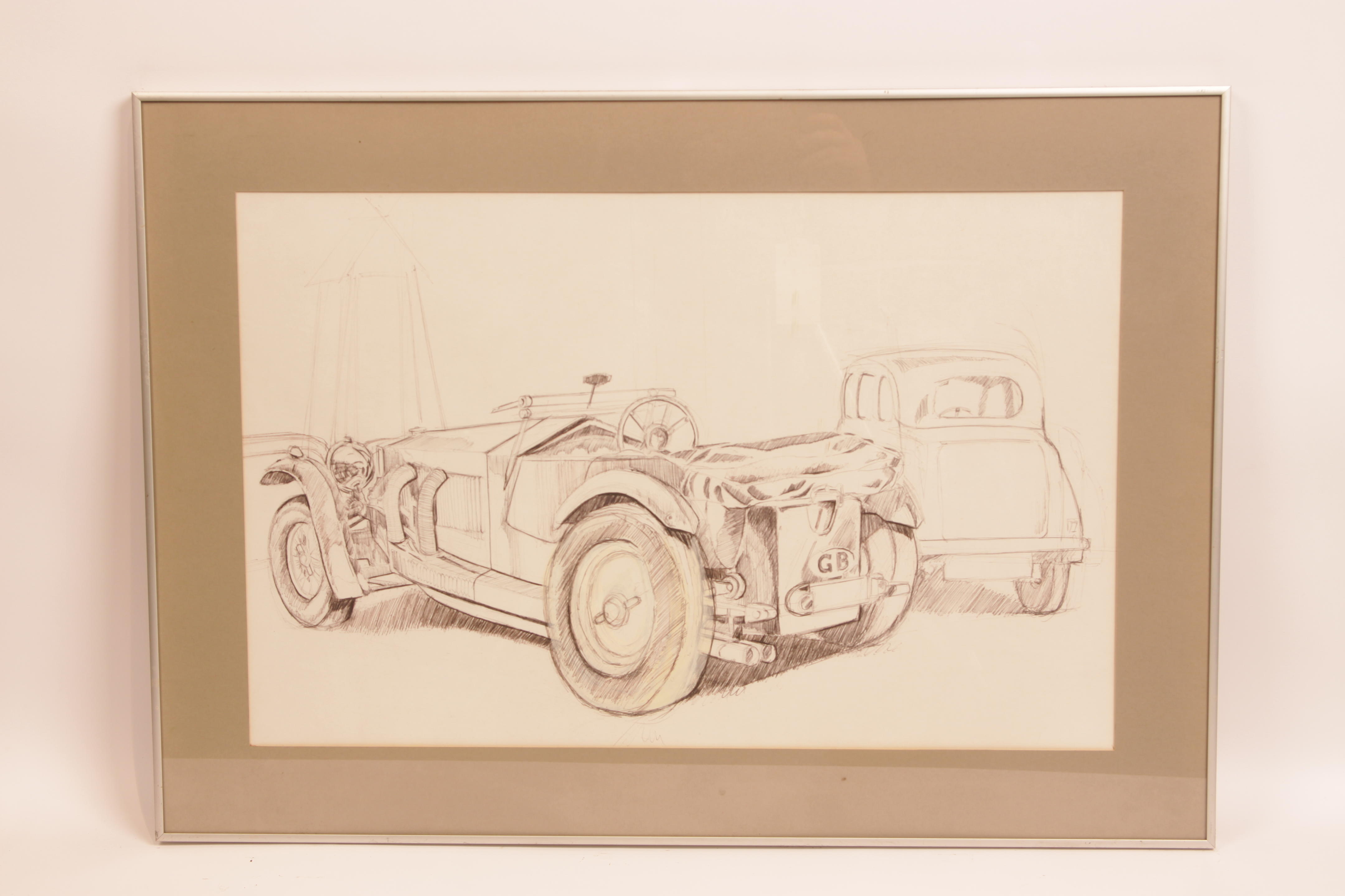 Bonhams Cars : R C Woods, four original motoring illustrations, ((4))