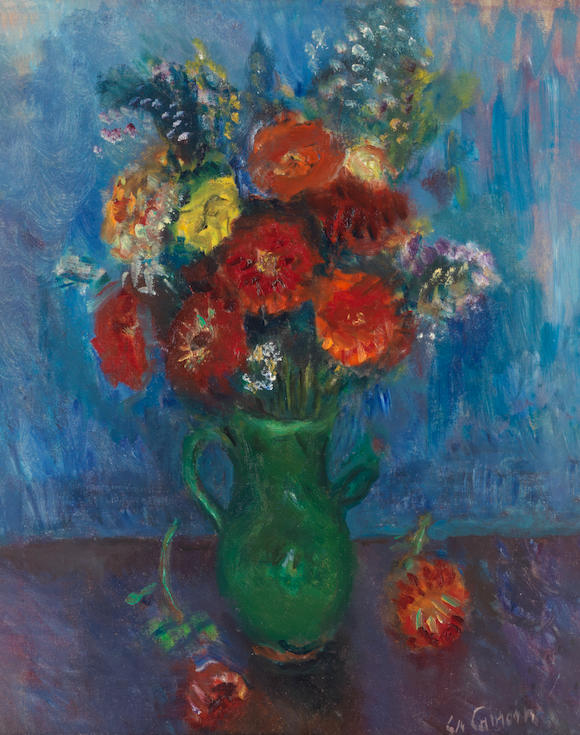 Bonhams : Charles Camoin (French, 1879-1965) Fleurs au pichet vert