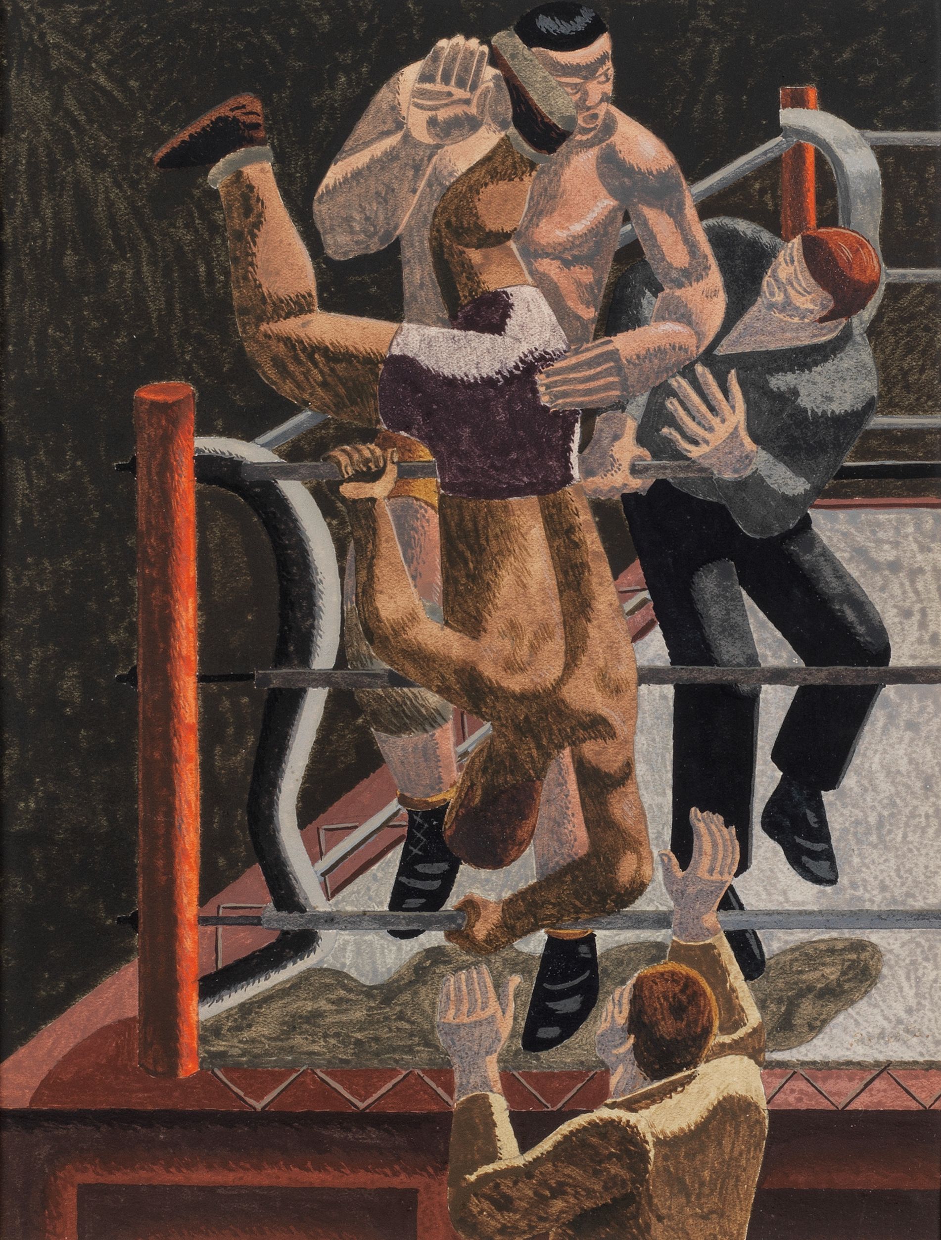 Bonhams : William Roberts R.A. (British, 1895-1980) Sam Rabin versus ...