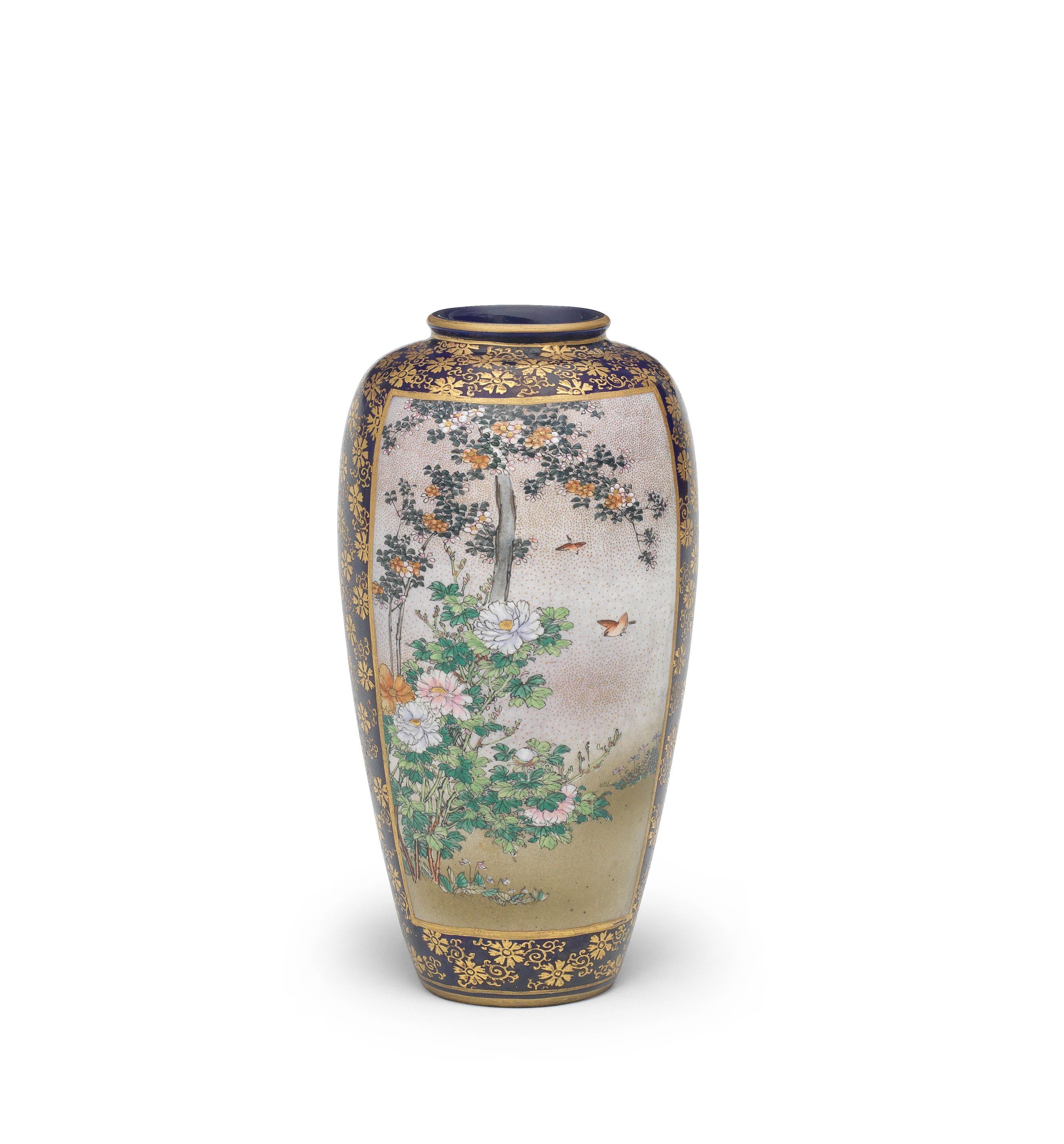 Bonhams : A SATSUMA OVOID VASE By Ryuzan, Meiji era (1868-1912), late ...