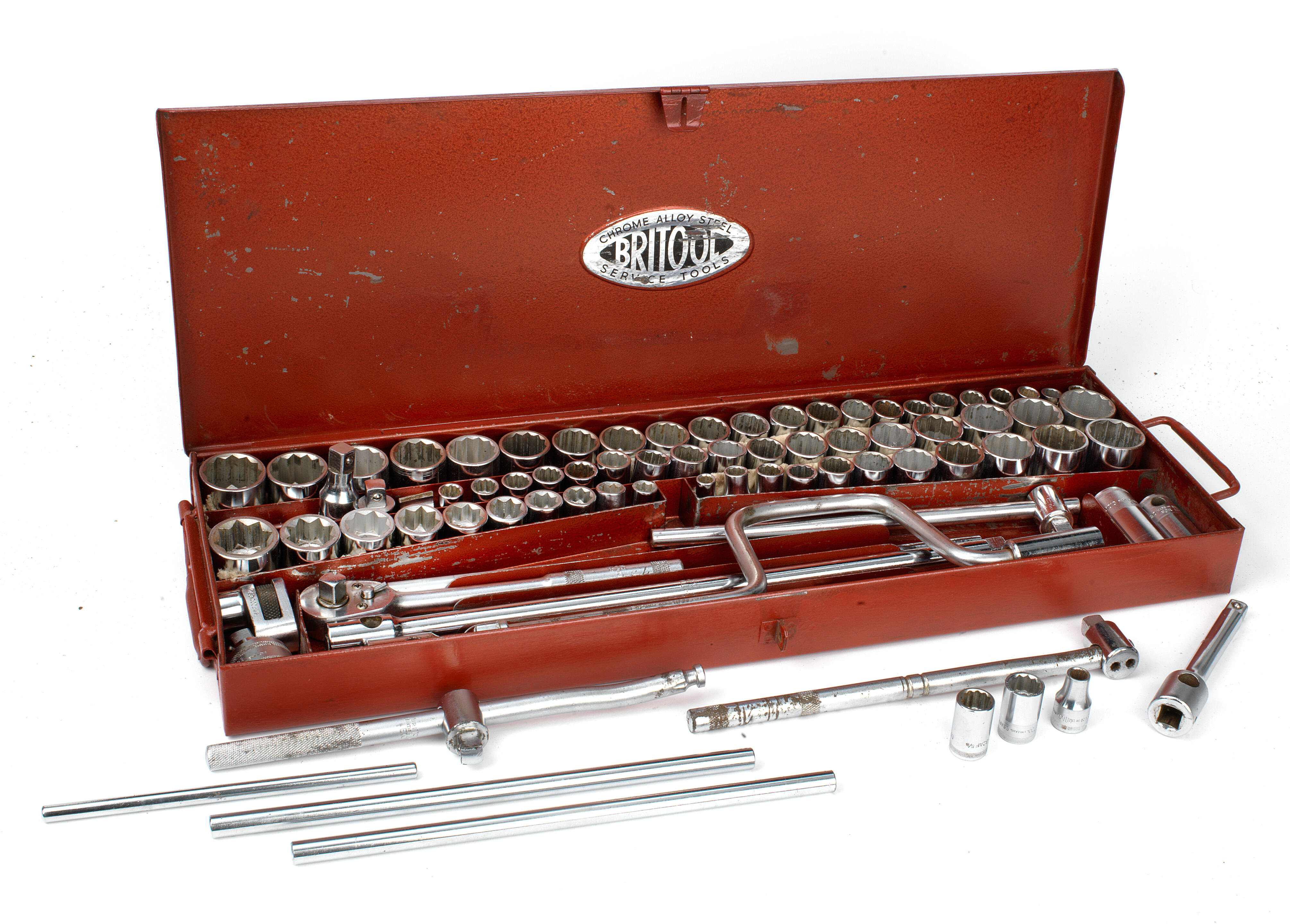 Bonhams Cars A complete Britool engineer's 1/2 square drive socket