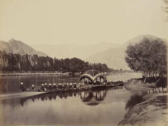Bonhams : An album of photographs consisting of good views in Kashmir ...