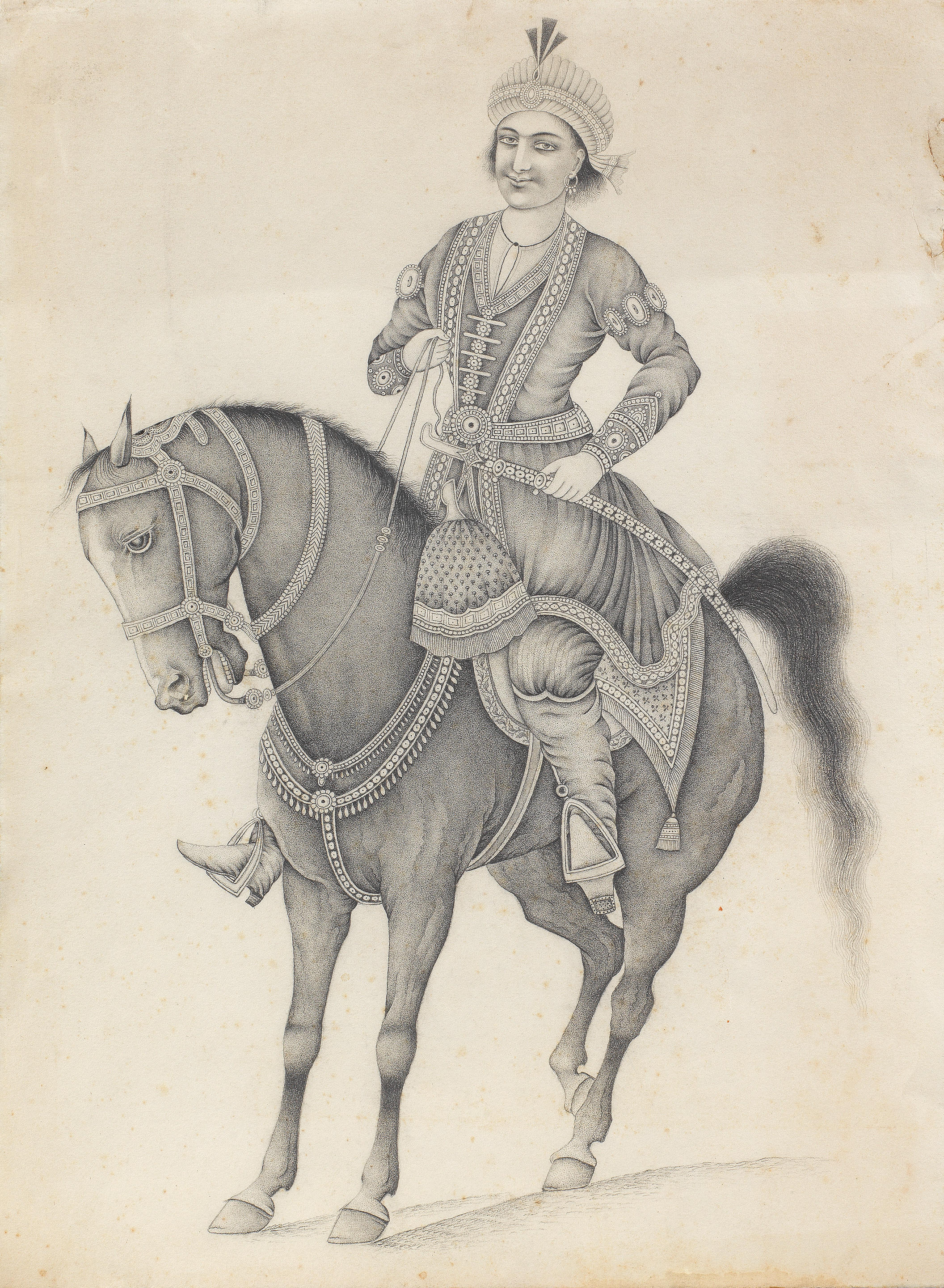 A prince on horseback