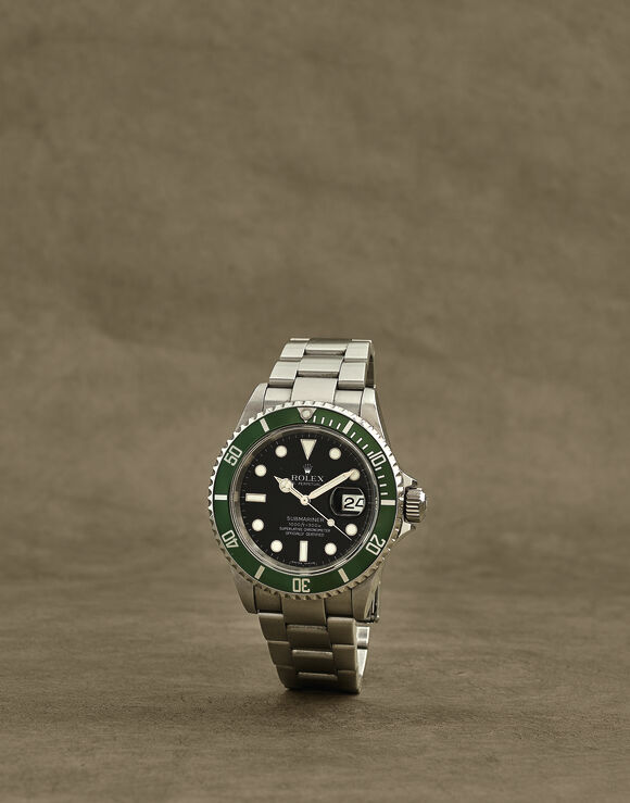 Lunette (bezel) Zodiac Swiss Formula - Neuf Vert Fluo - Pour Montres Zodiac De Collection