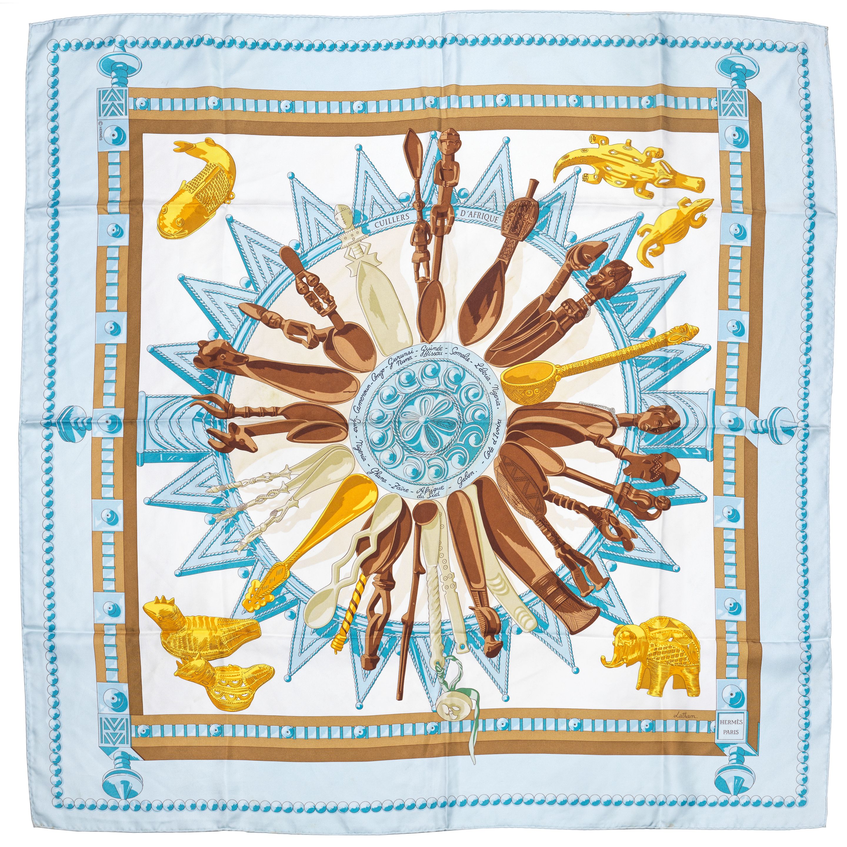 Hermès Scarf Flowers of South Africa 90 main image 1