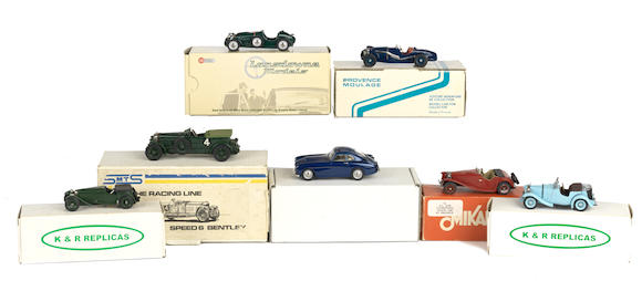 white metal model cars