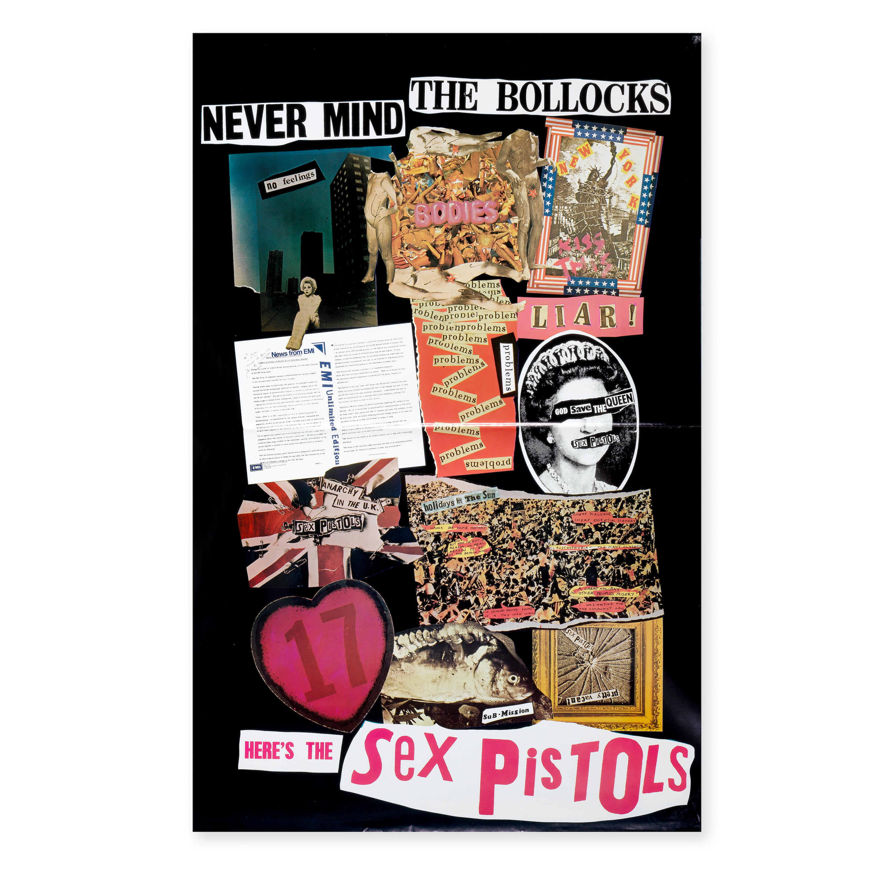 Bonhams The Sex Pistols An Original Promotional Poster For Never Mind