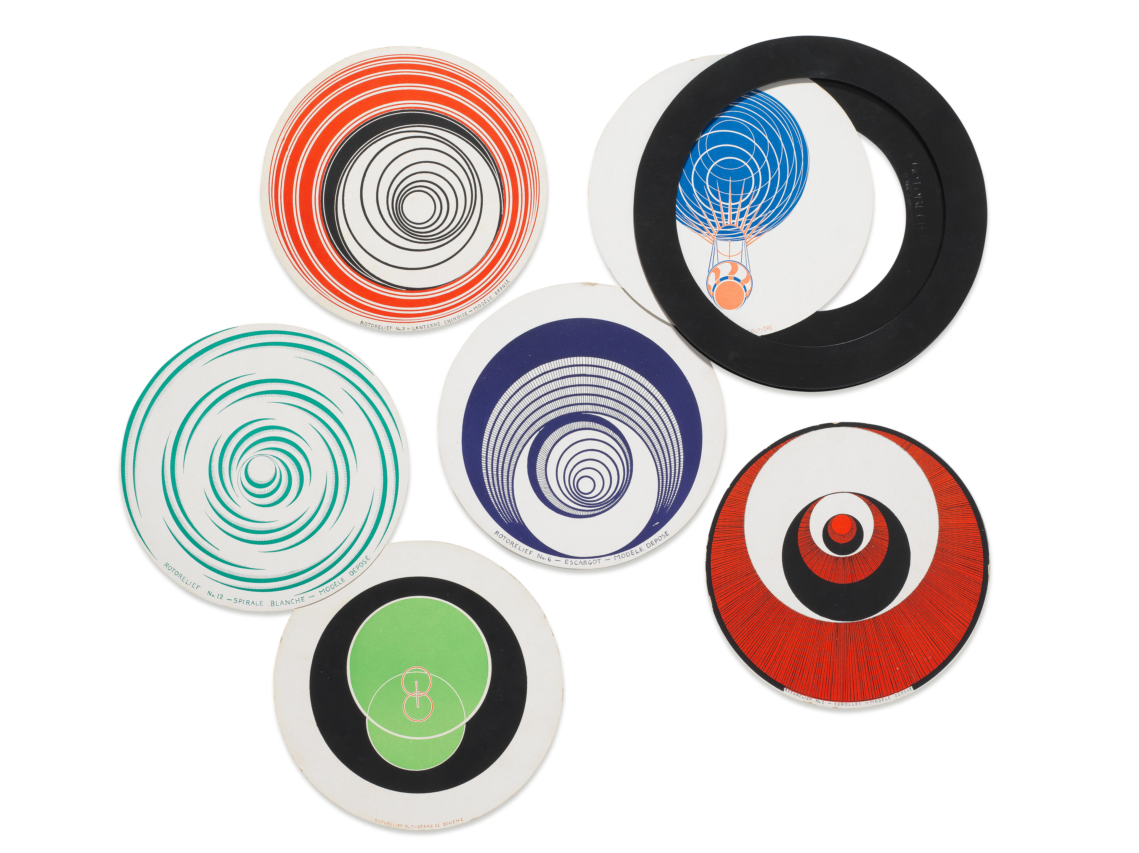 Bonhams : Marcel Duchamp (1887-1968) Rotoreliefs (Optical Discs) The ...