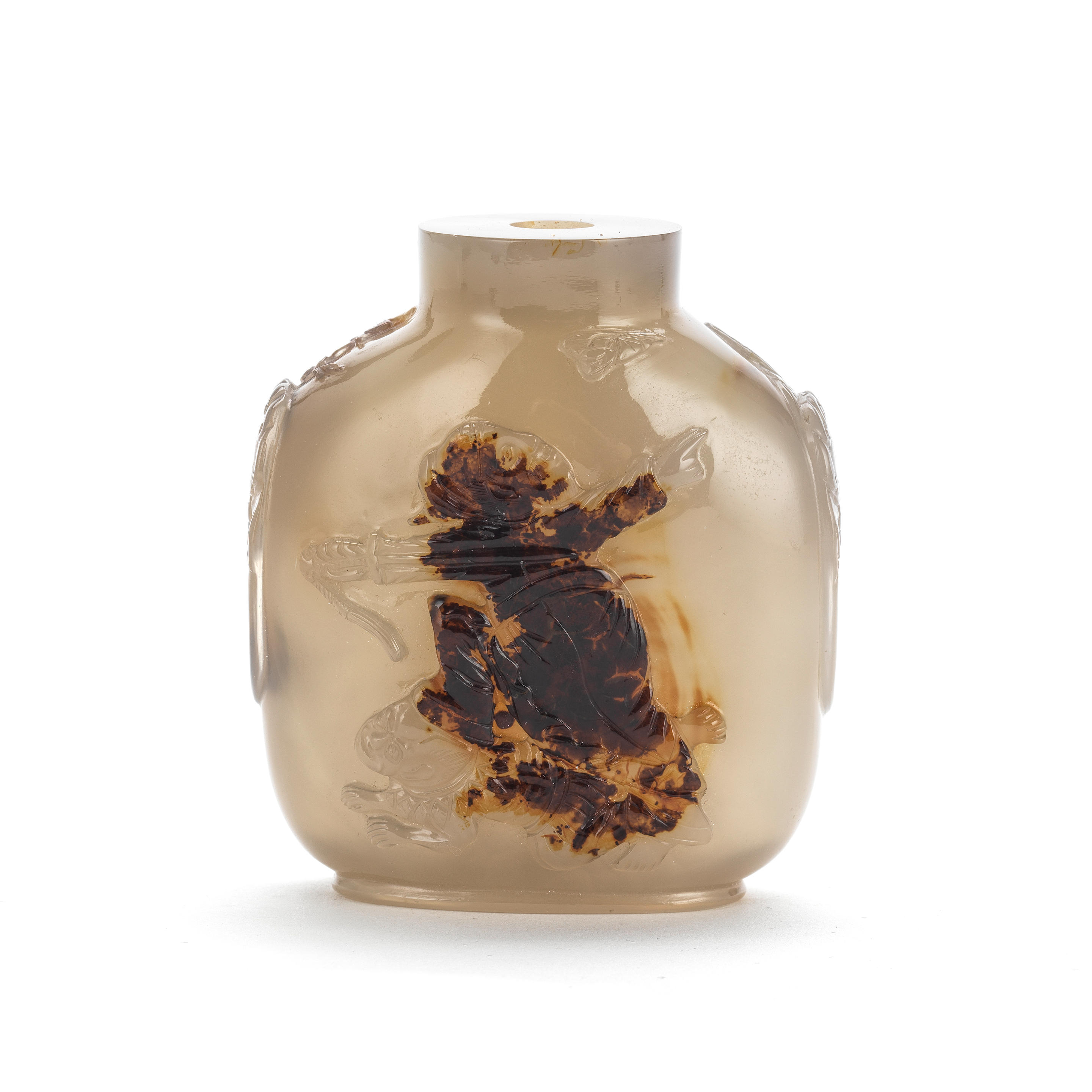 Bonhams : An inside-painted rock-crystal snuff bottle Wang Xisan, dated  1962 (the bottle, probably Official School, 1760-1860)