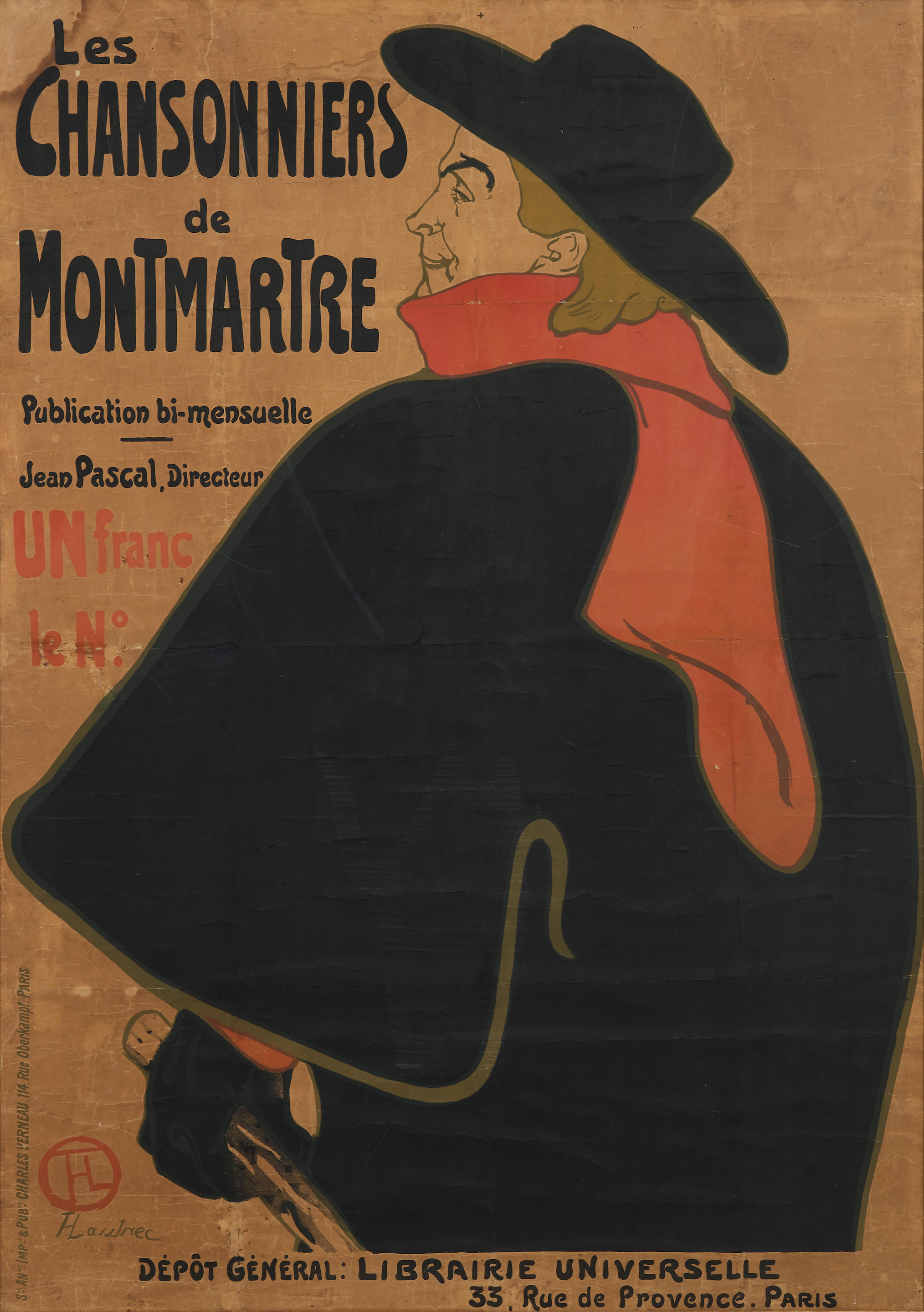 HENRI DE TOULOUSE-LAUTREC (1864-1901) LES CHANSONNIERS DE MONTMARTRE ...