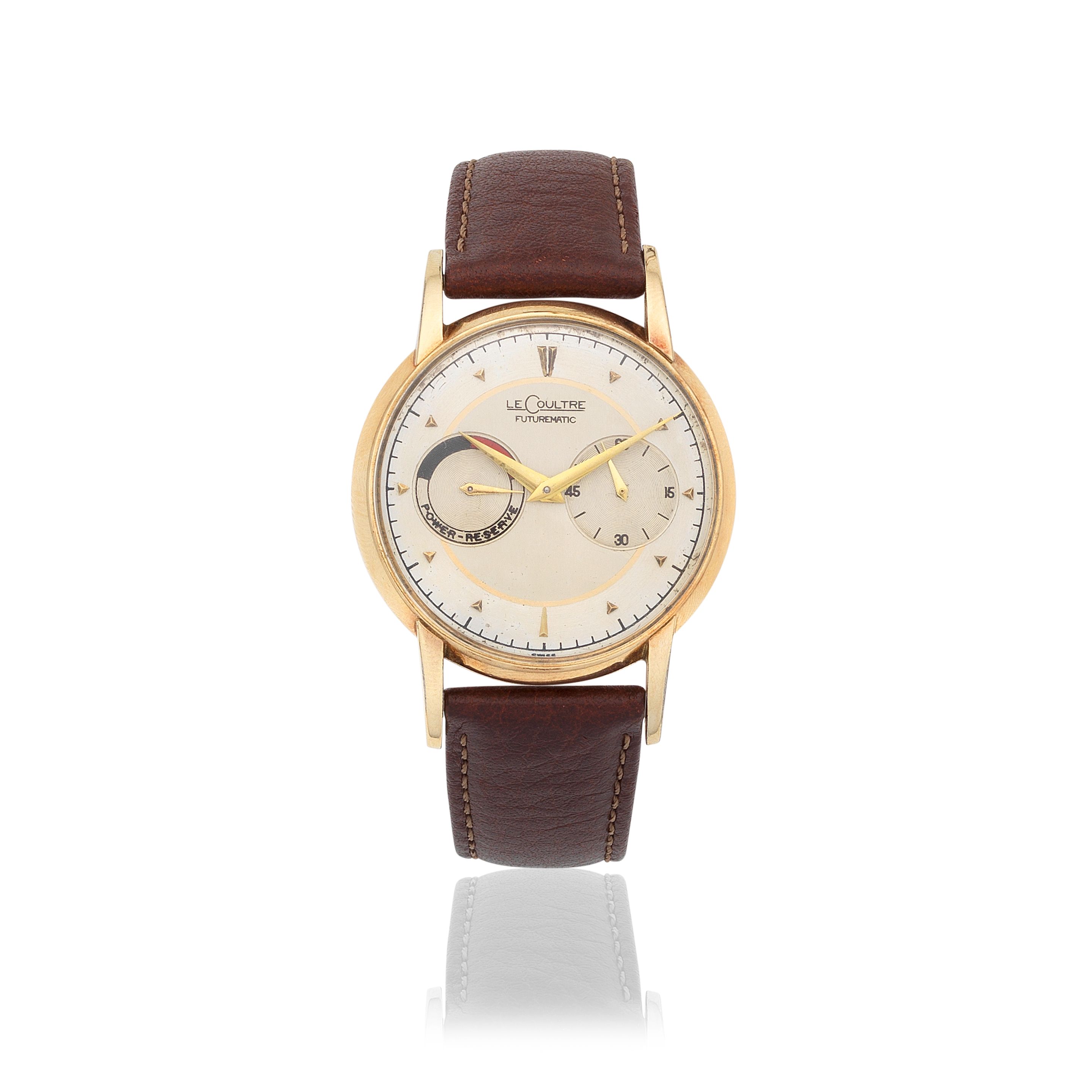 Bonhams A gold plated bumper automatic wristwatch
