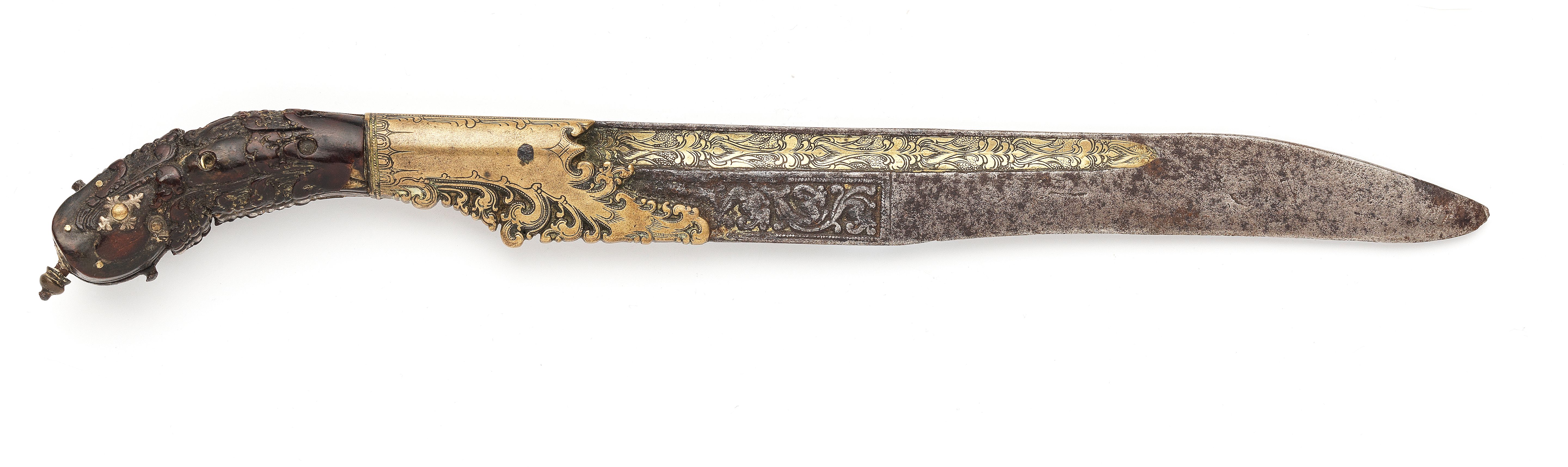 Bonhams A Singhalese hornhilted steel dagger (pihakaetta) Sri Lanka