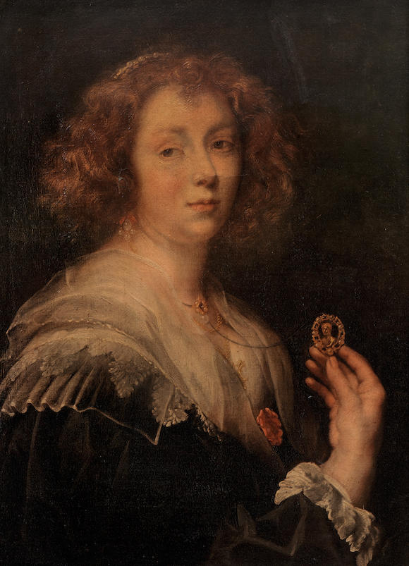 Bonhams : After Jacob Jordaens, 19th Century Portrait of Elisabeth ...