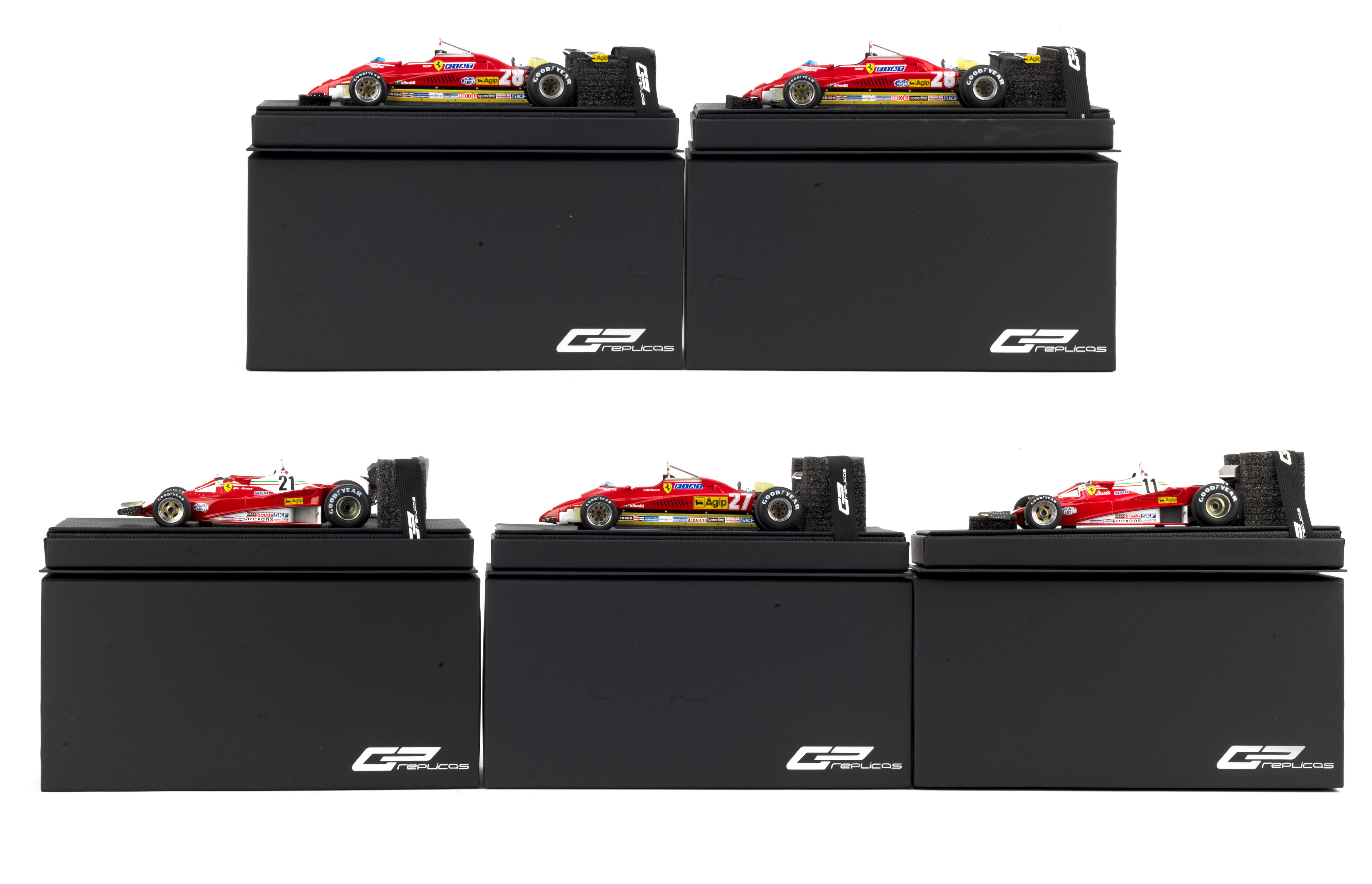 Bonhams Cars : Five boxed 118 scale limited edition models of Ferrari ...