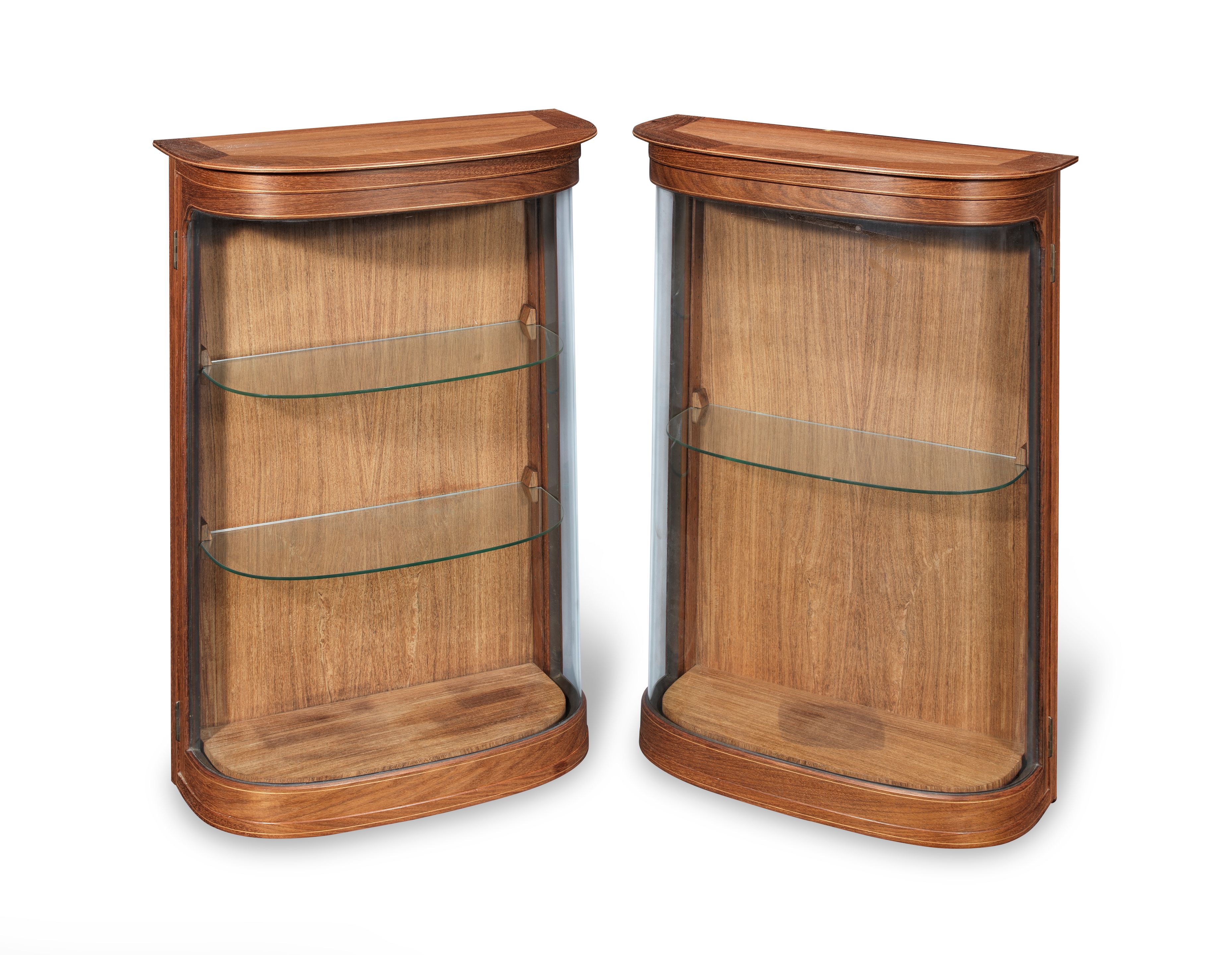 Bonhams A pair of rosewood Dshaped hanging display by Edward Barnsley possibly made