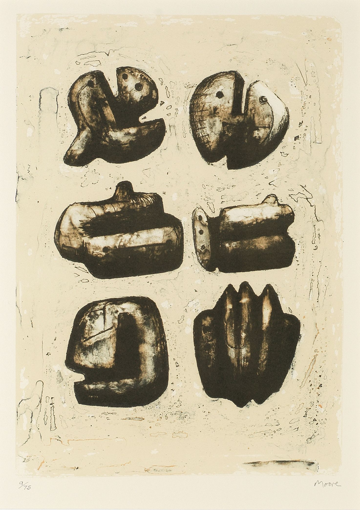 Six Stone Figures