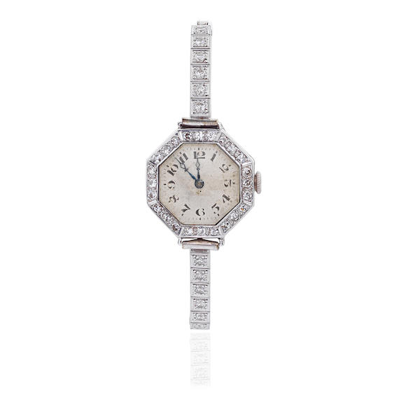 Bonhams : DIAMOND COCKTAIL WATCH,