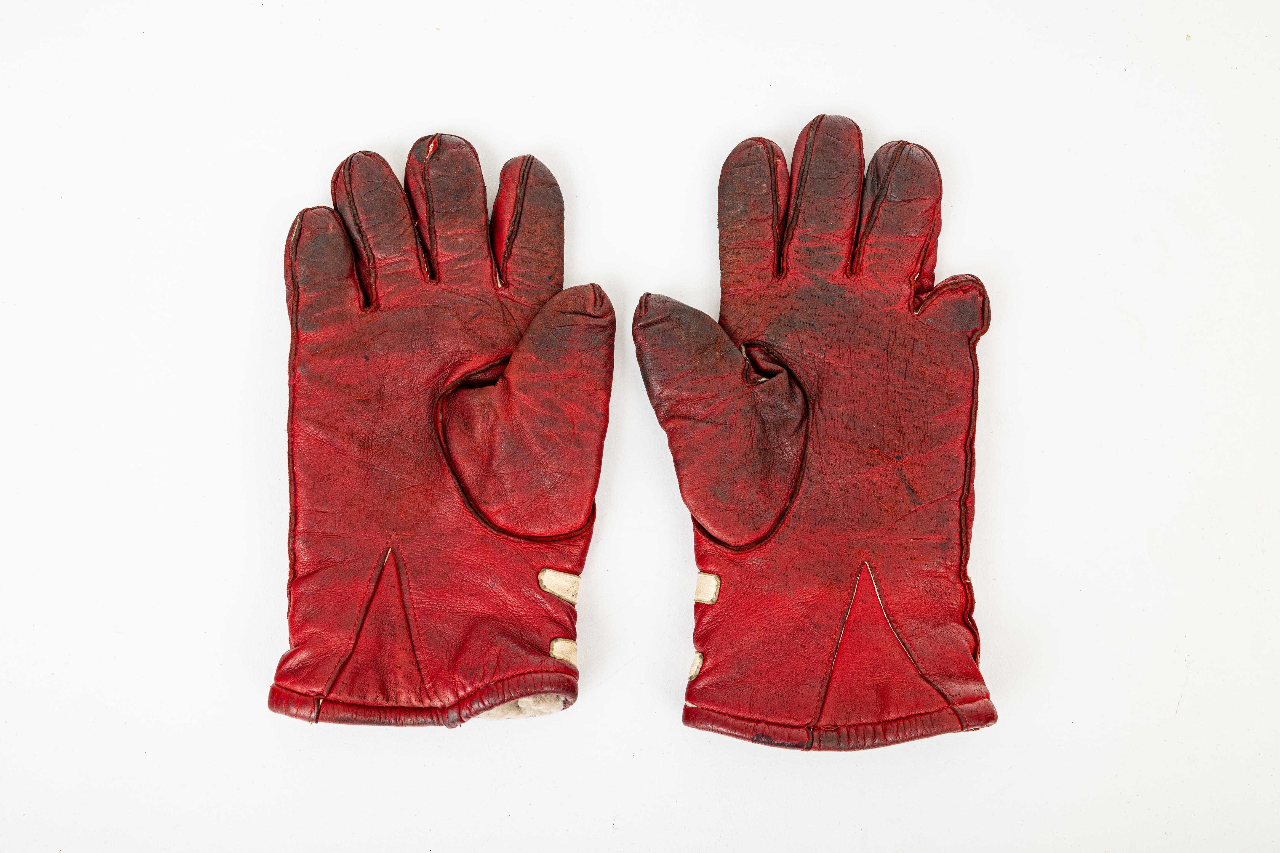 Bonhams Cars : A set of Barry Sheene race worn gloves ((2))