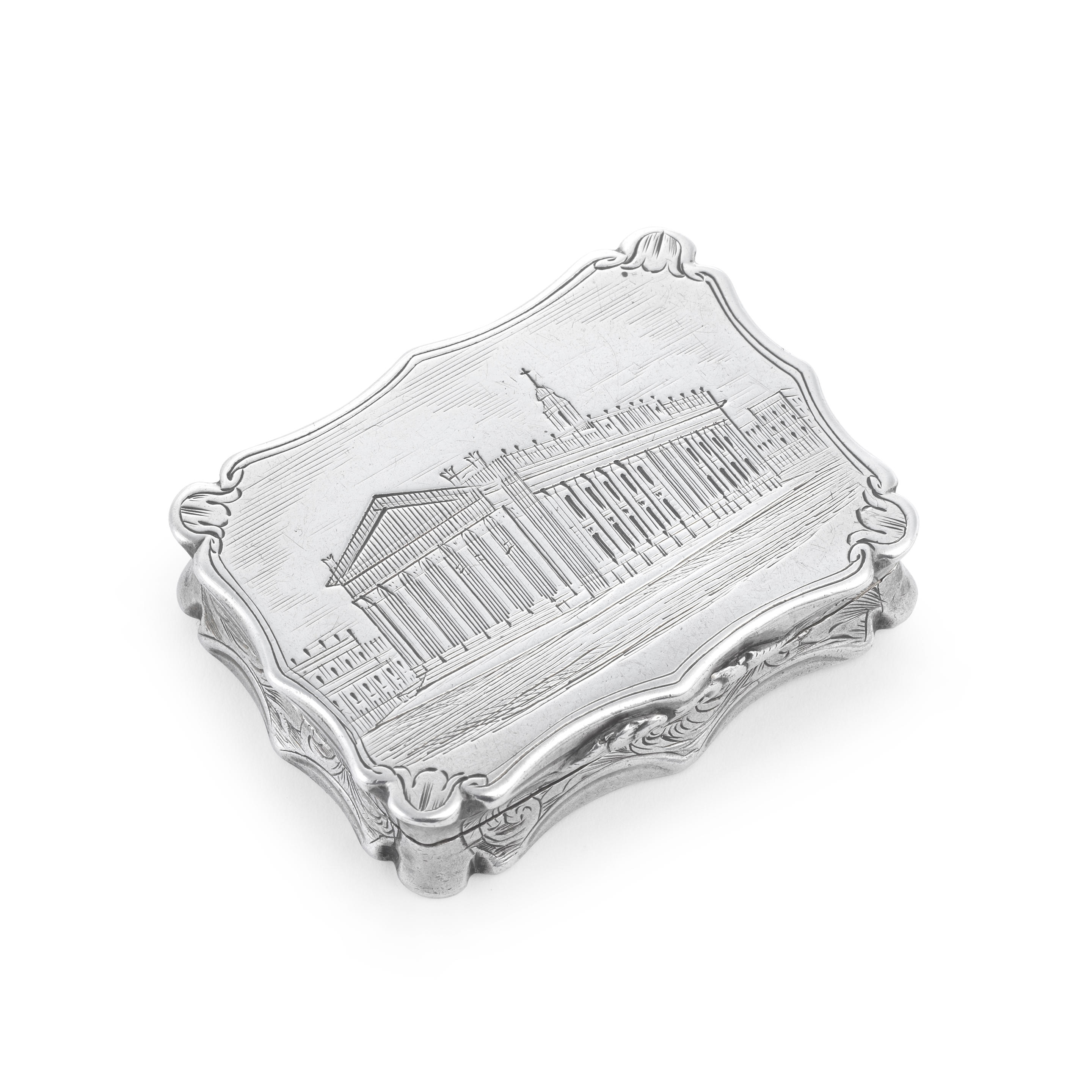 Bonhams : A SILVER VERNIS FLOCON SNOWFLAKE COIN PURSE AND A