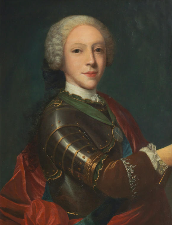 Bonhams : Italian School (18th Century) Portrait of Henry Benedict Stuart