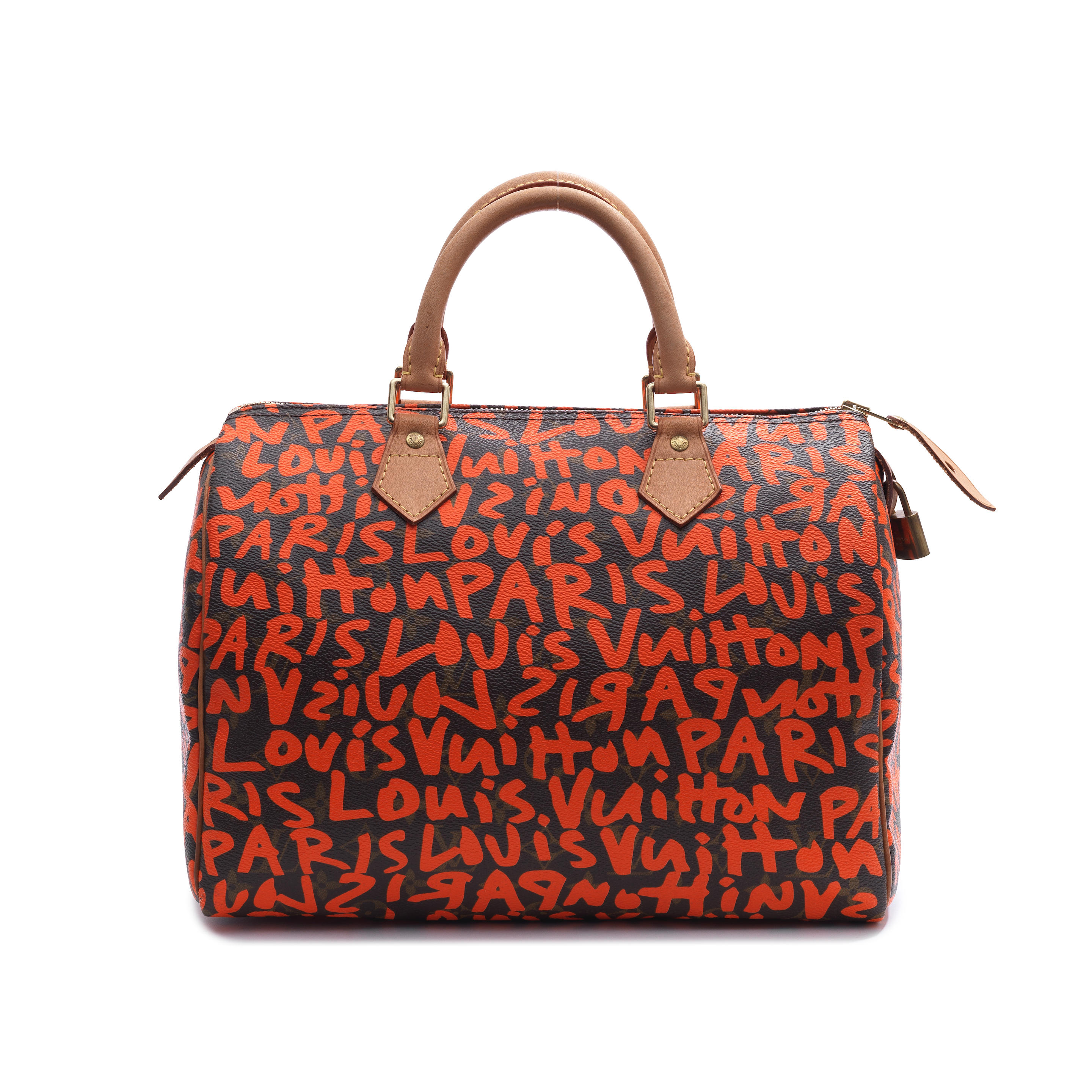 Stephen Sprouse x Louis Vuitton Monogram Pink Graffiti Speedy 30