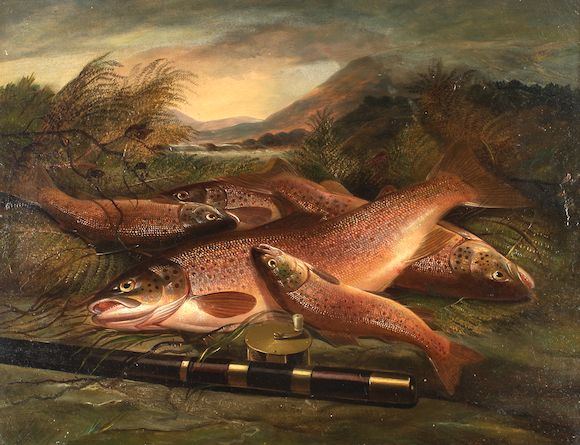 Bonhams : Henry Leonidas Rolfe (British, active 1847-1881) The day's catch