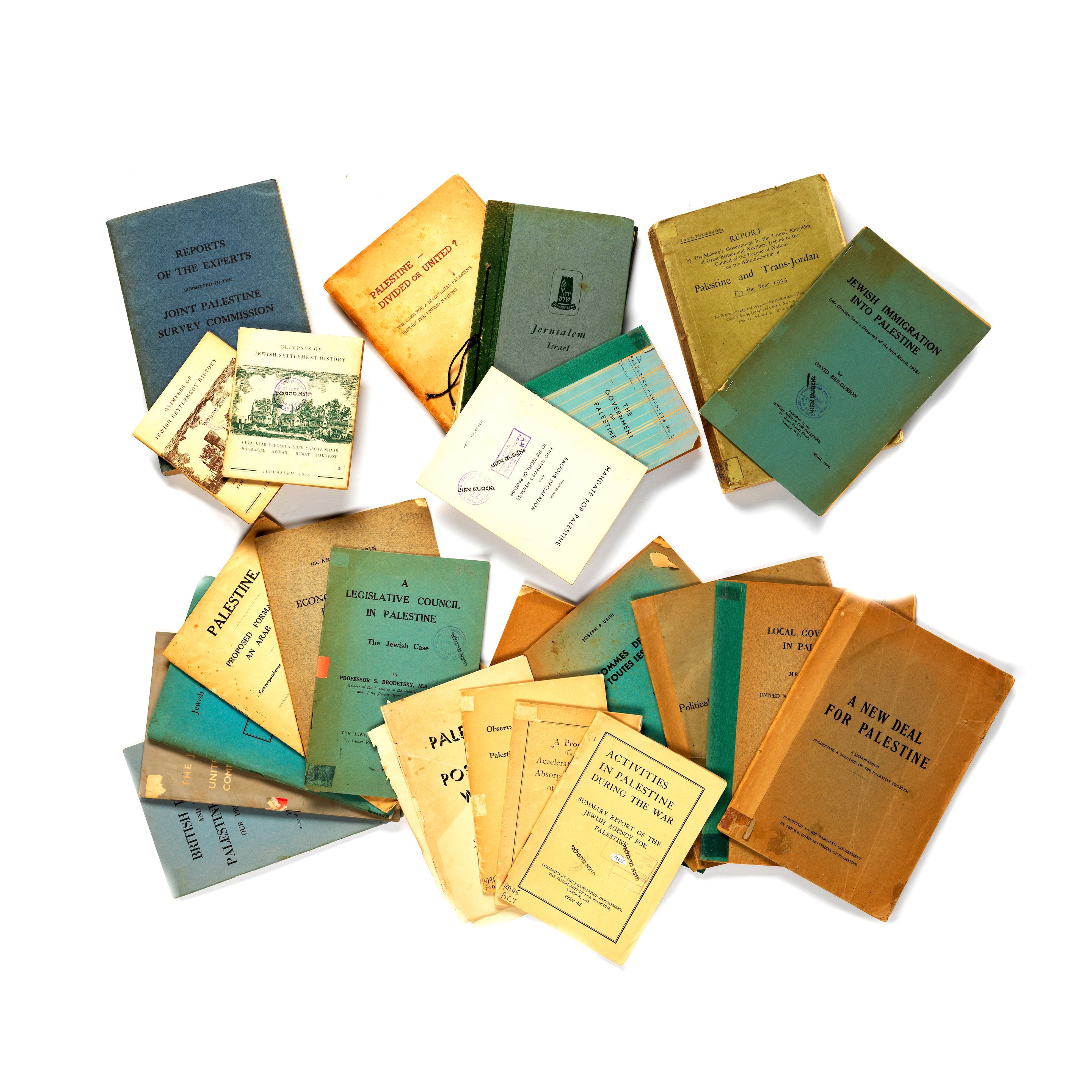 Bonhams : PALESTINE - BRITISH MANDATE A collection of twenty-four