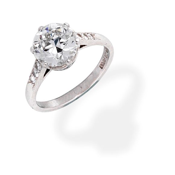 Bonhams : GOLAY FILS & STAHL: DIAMOND SINGLE-STONE RING