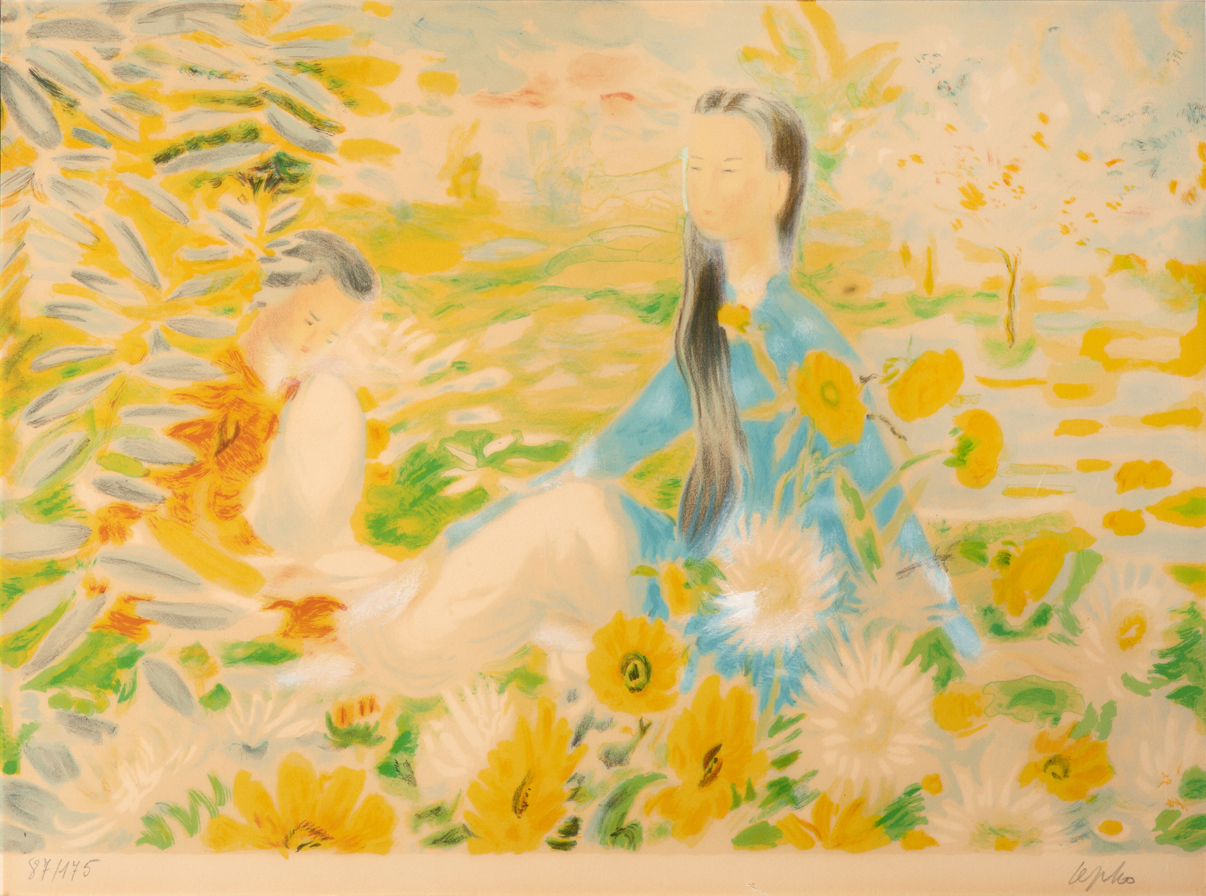 Dans le jardin