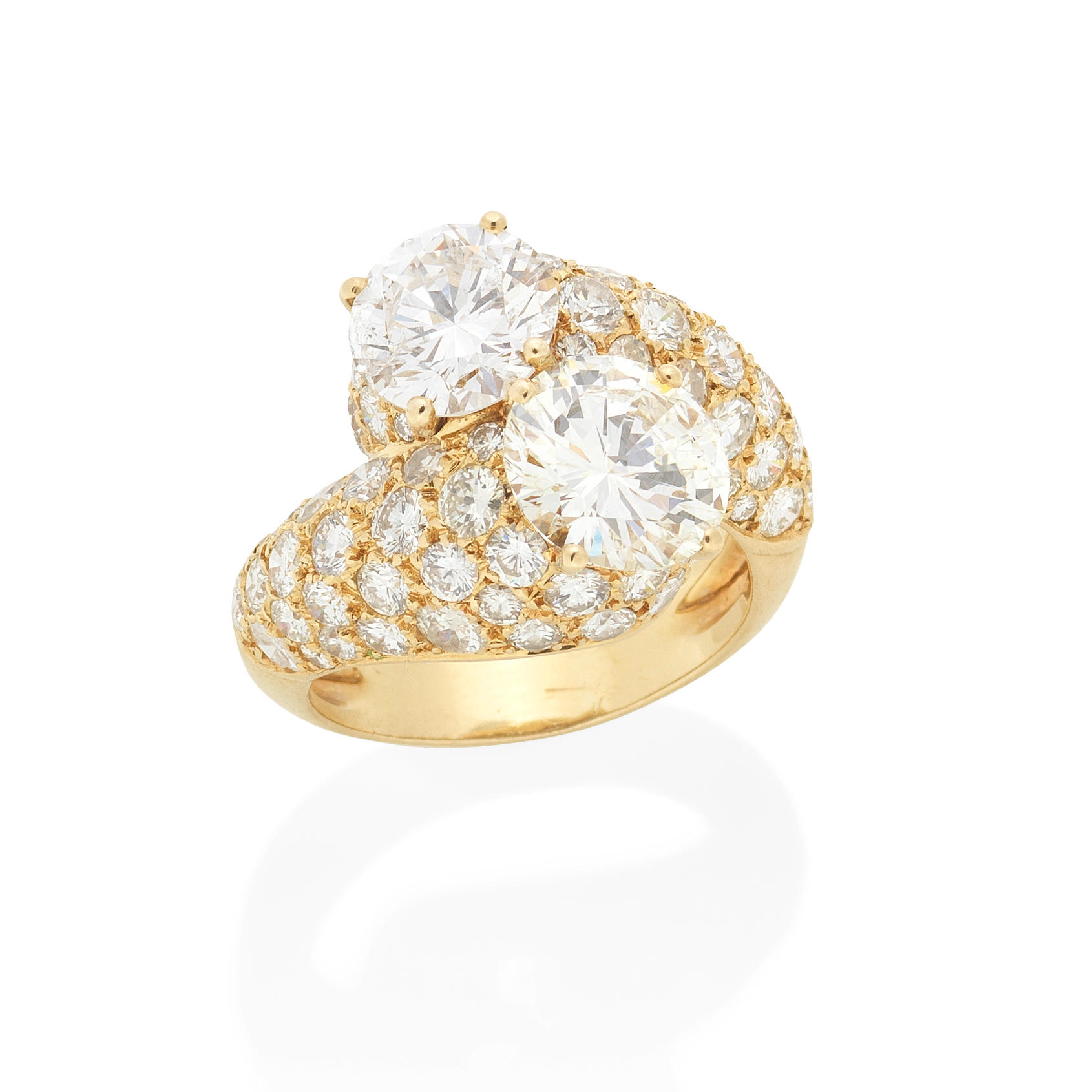 Bonhams : MONTURE CARTIER DIAMOND TOI-ET-MOI RING