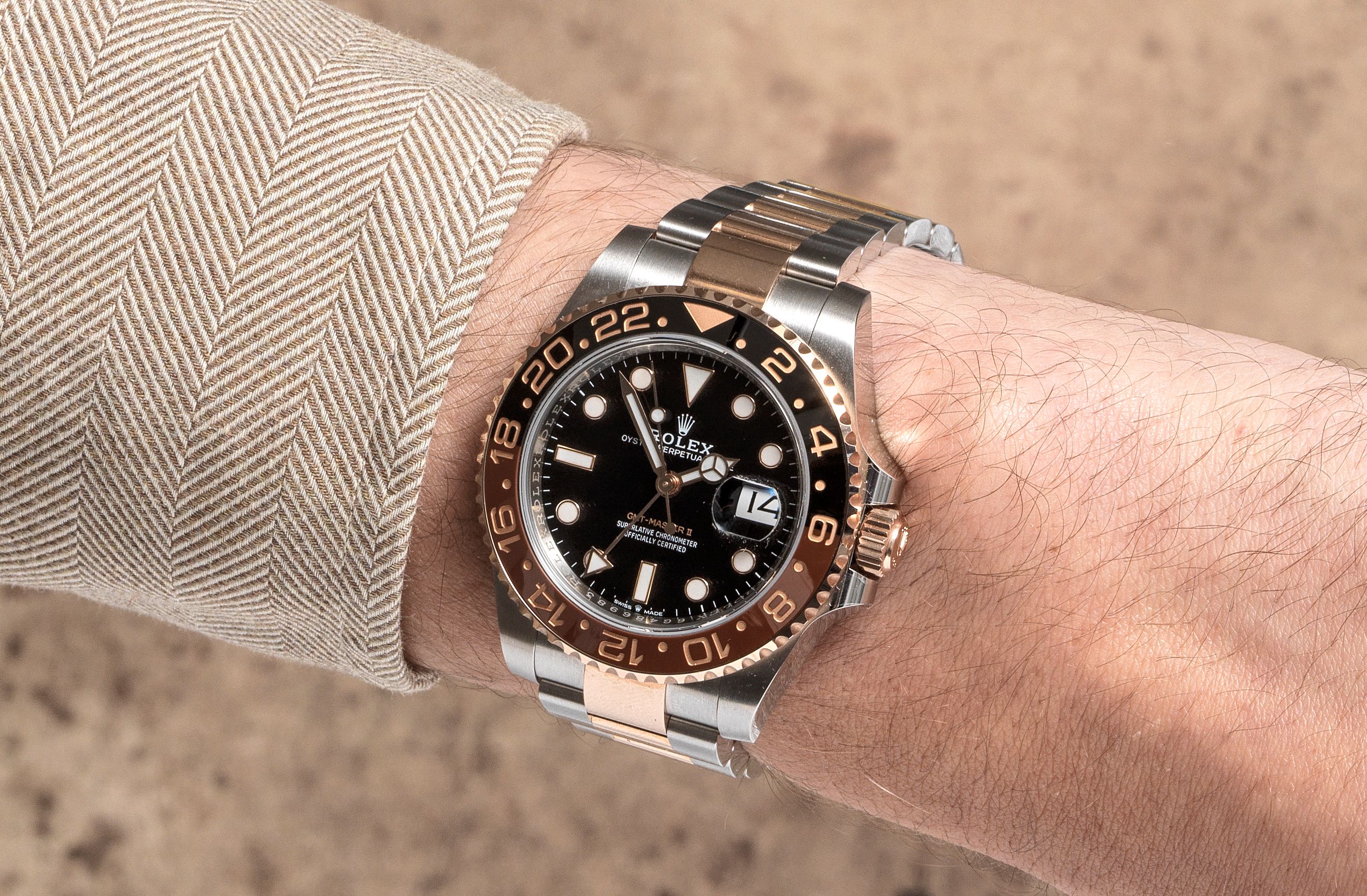 Wrist Gmt Ii Everose Gold Bonhams A Stainless Steel And 18K Rose