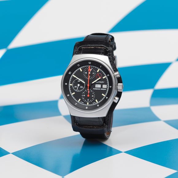 Bonhams Orfina Porsche A military issue stainless steel